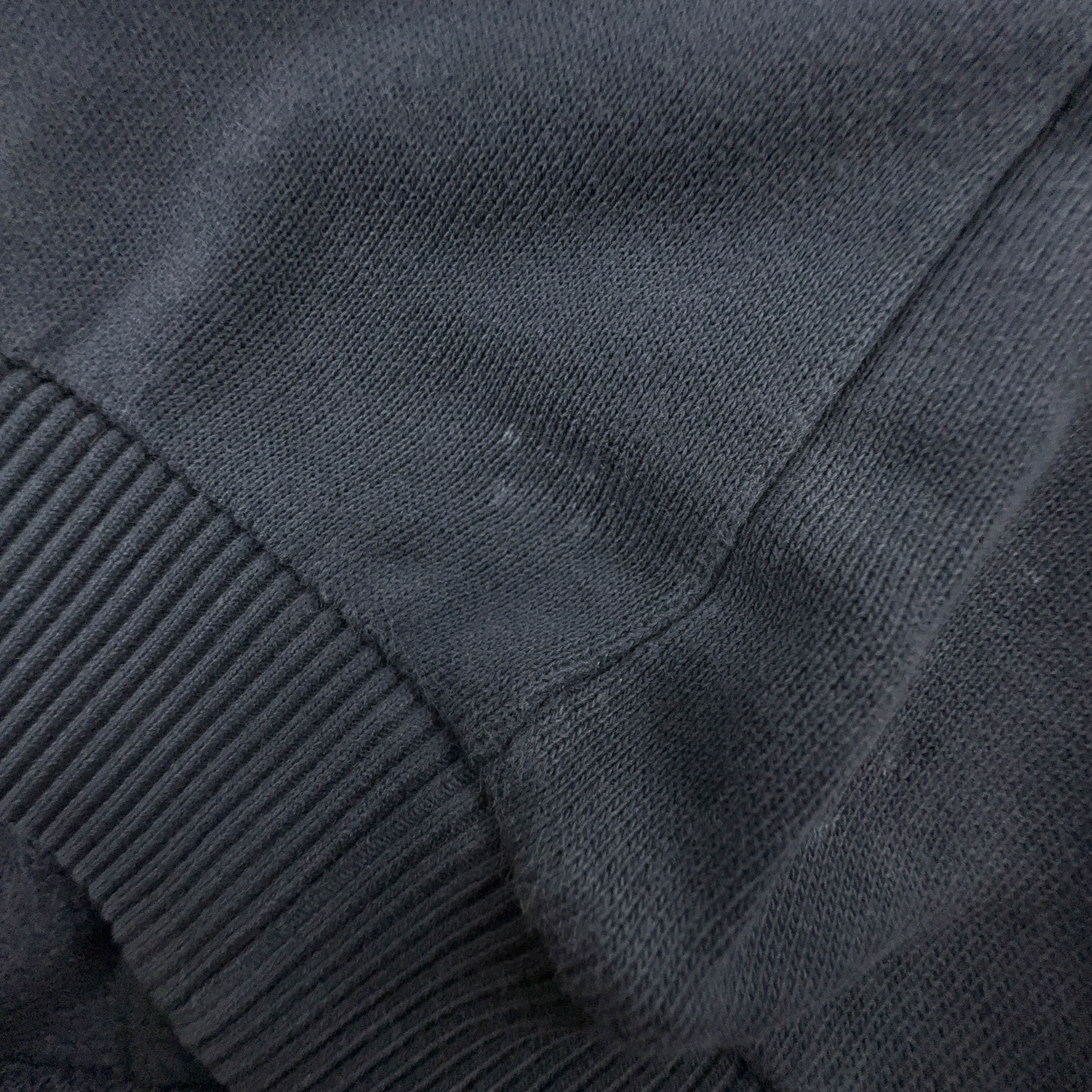 Felpa Fila Vintage grigia a girocollo con logo ricamato anni 2000 - Taglia M uomo