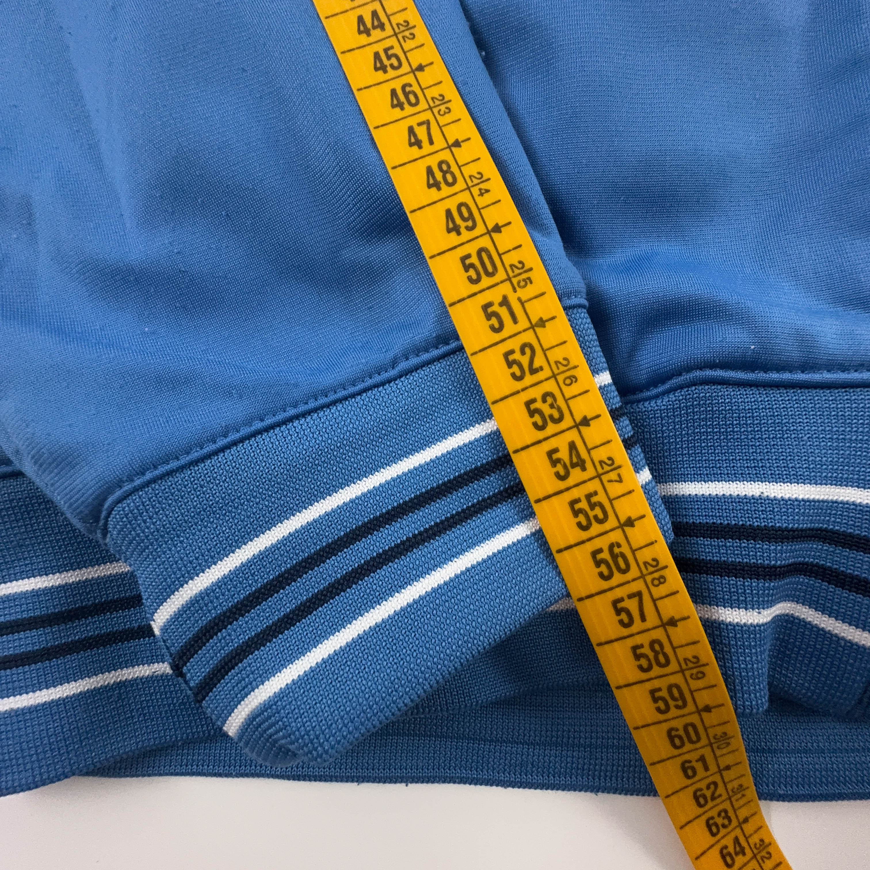 Felpa Nike Vintage azzurra con zip e cappuccio anni 2000 - Taglia S/M uomo