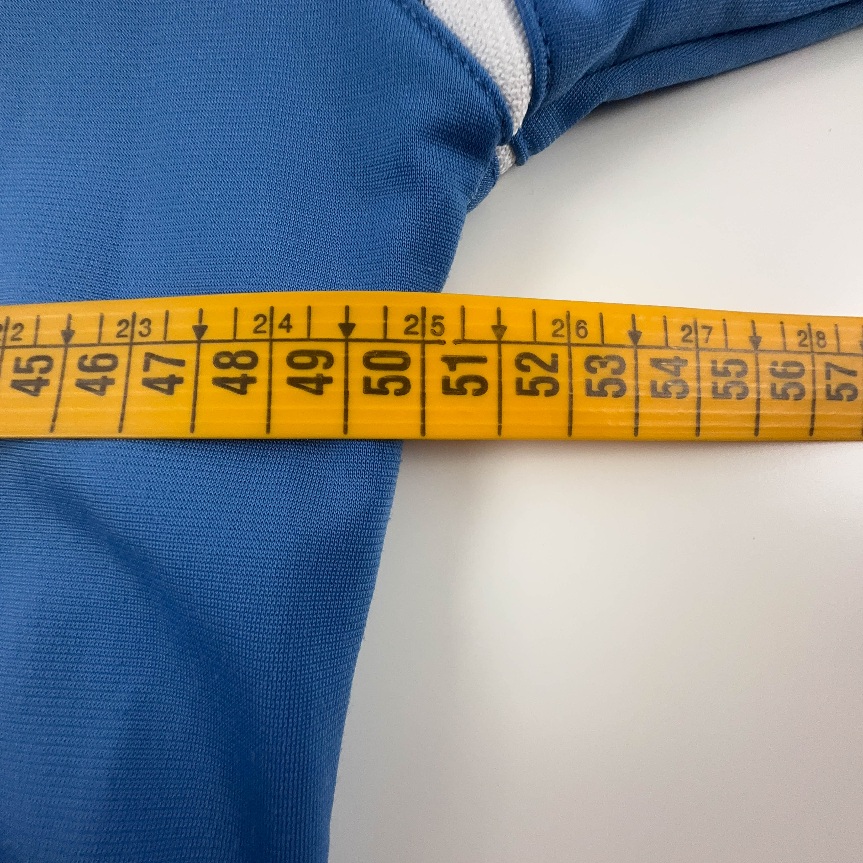 Felpa Nike Vintage azzurra con zip e cappuccio anni 2000 - Taglia S/M uomo