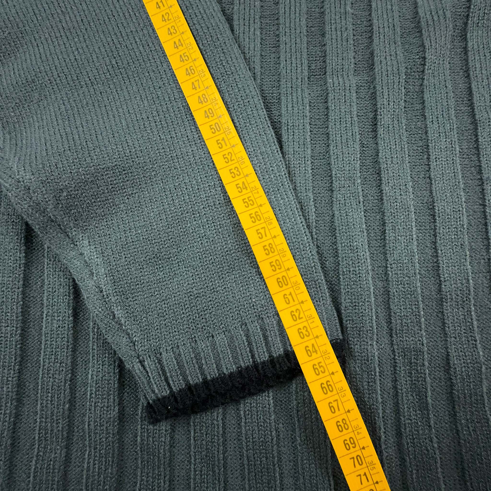 Maglione Hugo Boss Vintage a girocollo grigio a righe - Taglia XXL uomo