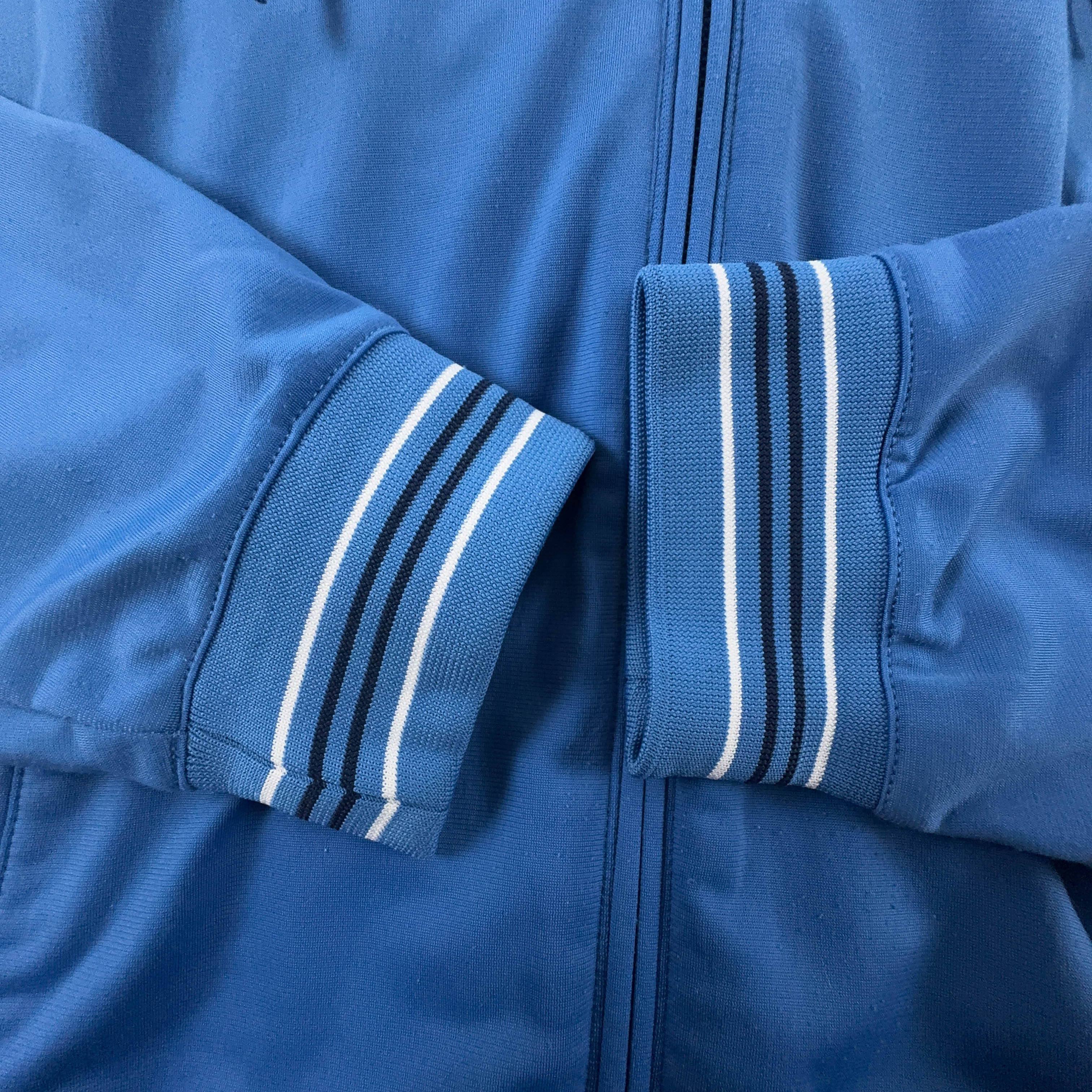 Felpa Nike Vintage azzurra con zip e cappuccio anni 2000 - Taglia S/M uomo