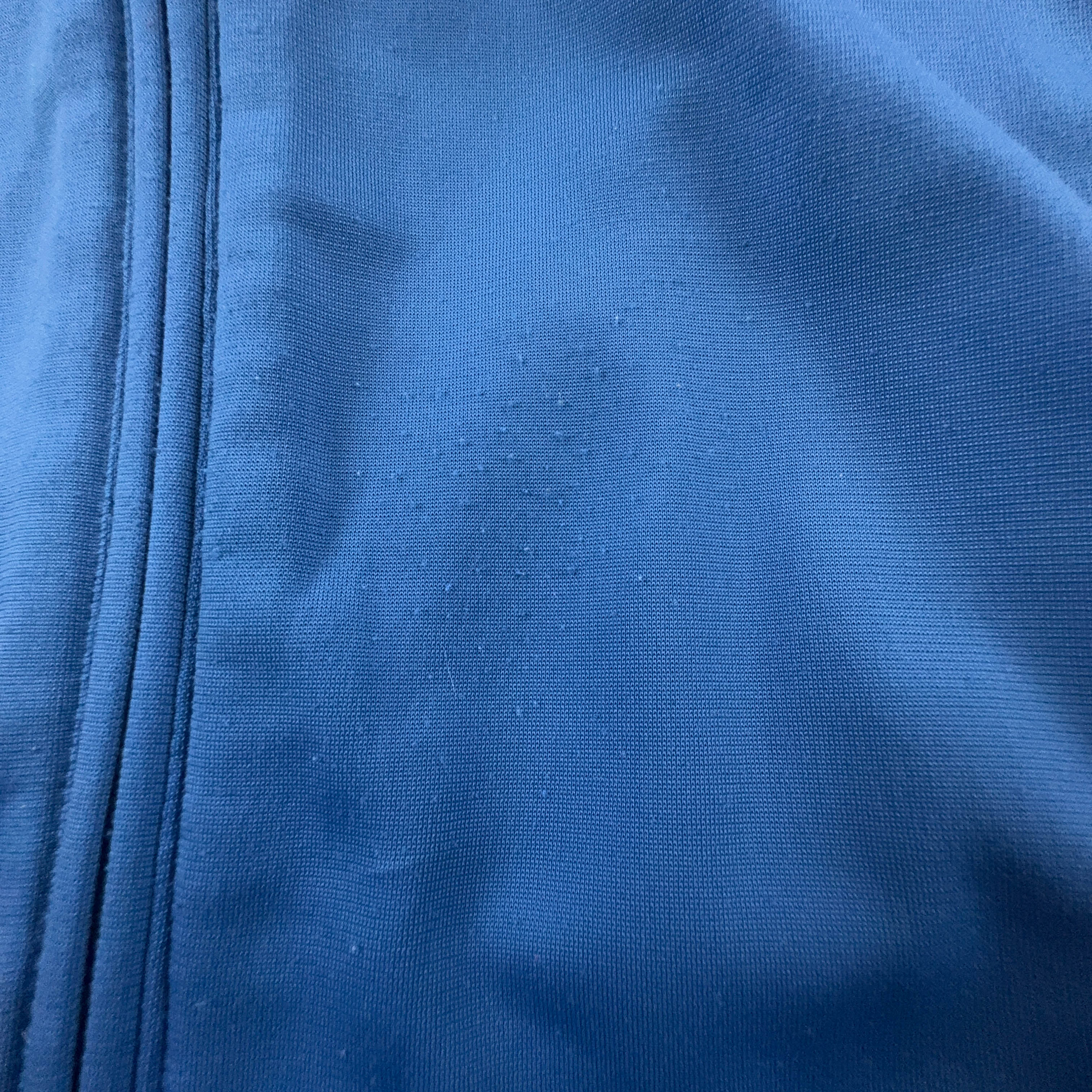 Felpa Nike Vintage azzurra con zip e cappuccio anni 2000 - Taglia S/M uomo