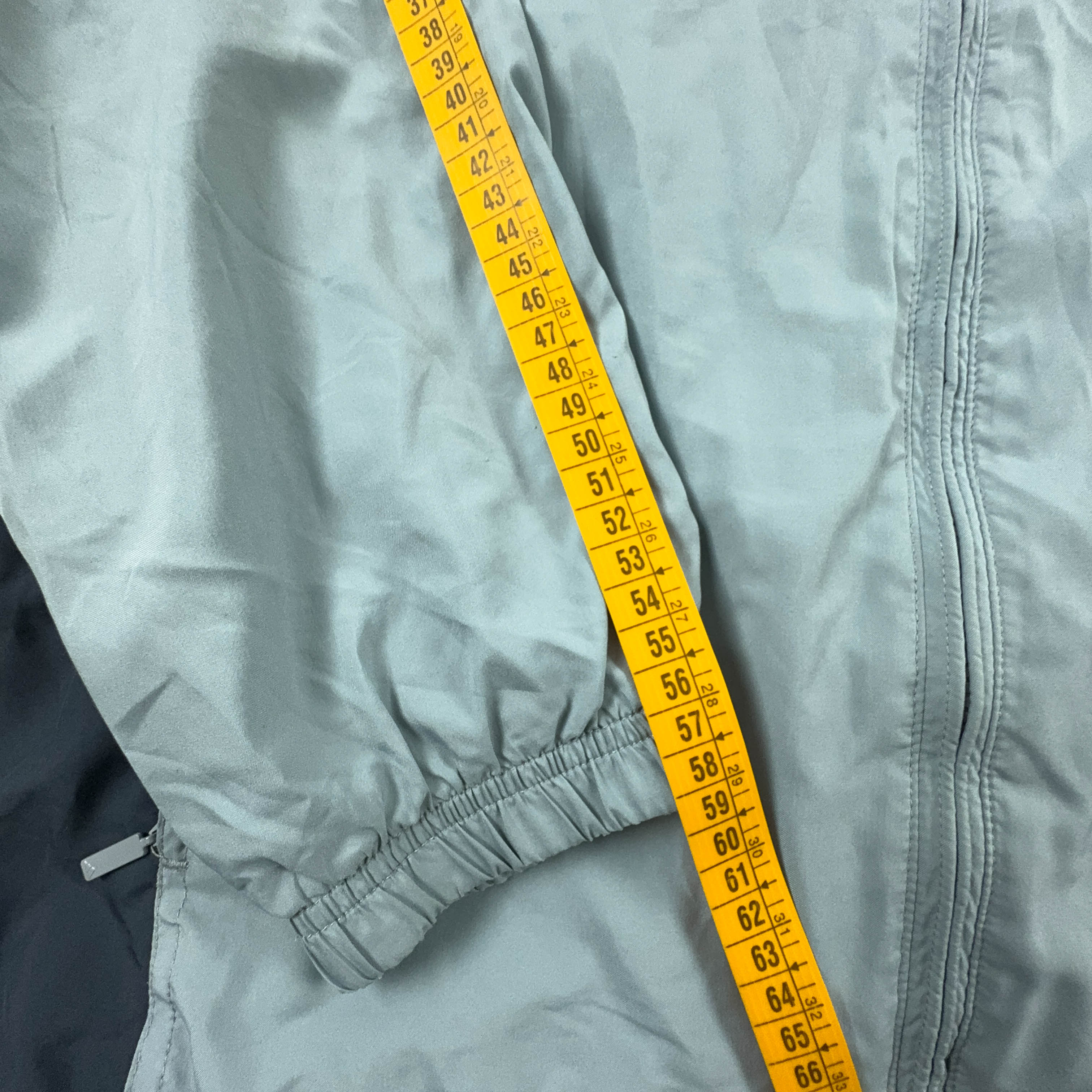 Adidas Vintage Light Blue Zip Up Windbreaker Jacket 2000s - Size D6 F180 Men