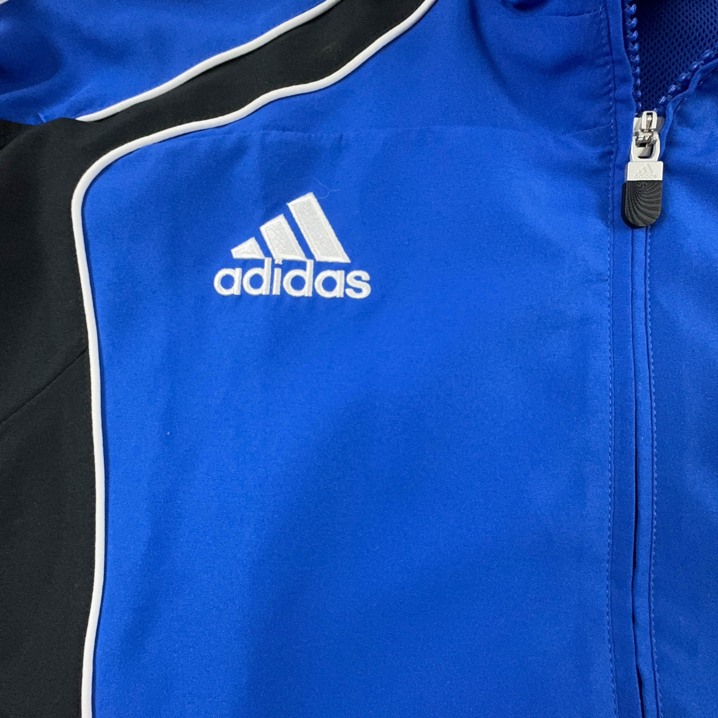 Adidas Vintage Blue Zip Up Windbreaker Jacket 2000s - Size D8 F192 Men