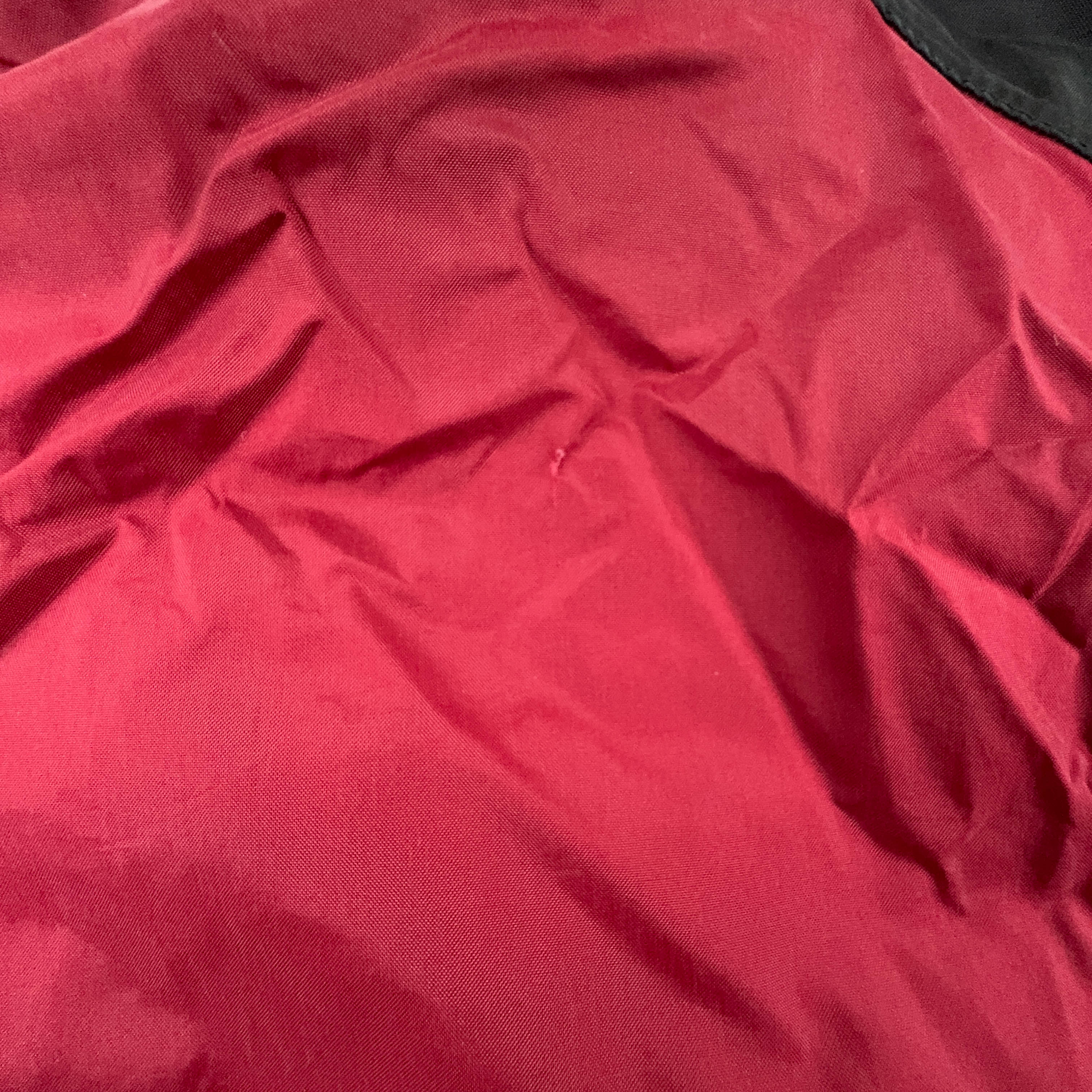 Adidas Vintage Waterproof Red Black Zip Up Windbreaker Jacket 90s - Size D6 F180 Men