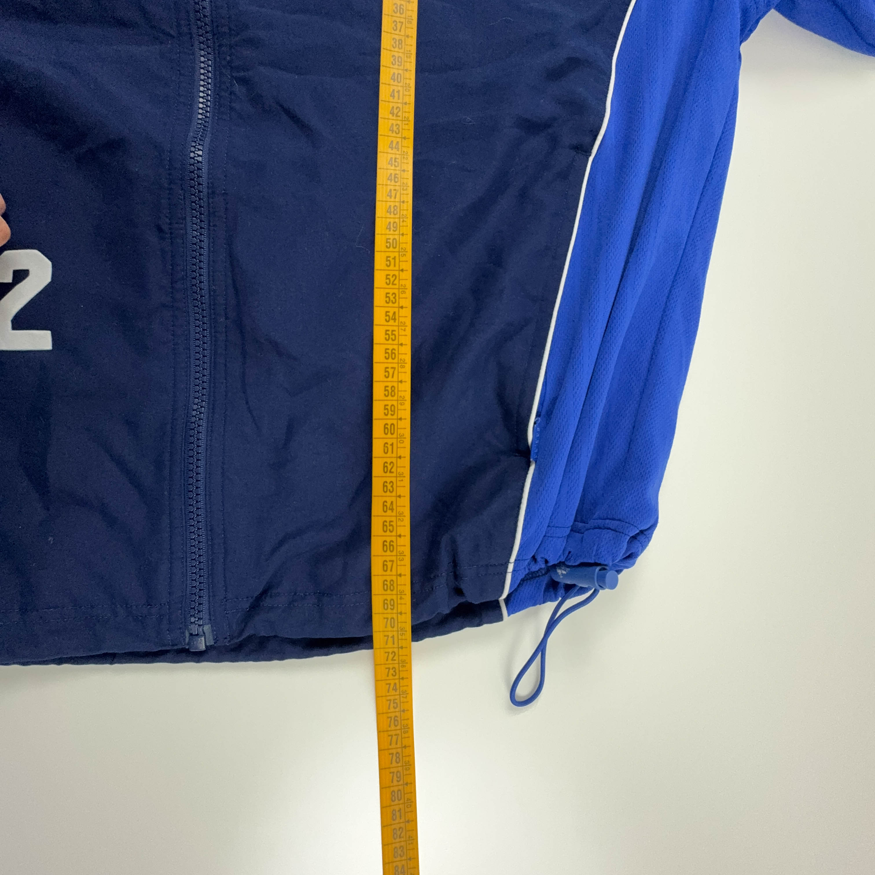 Adidas Vintage Blue Zip Up Windbreaker Jacket 90s - Size D8 F192 Men