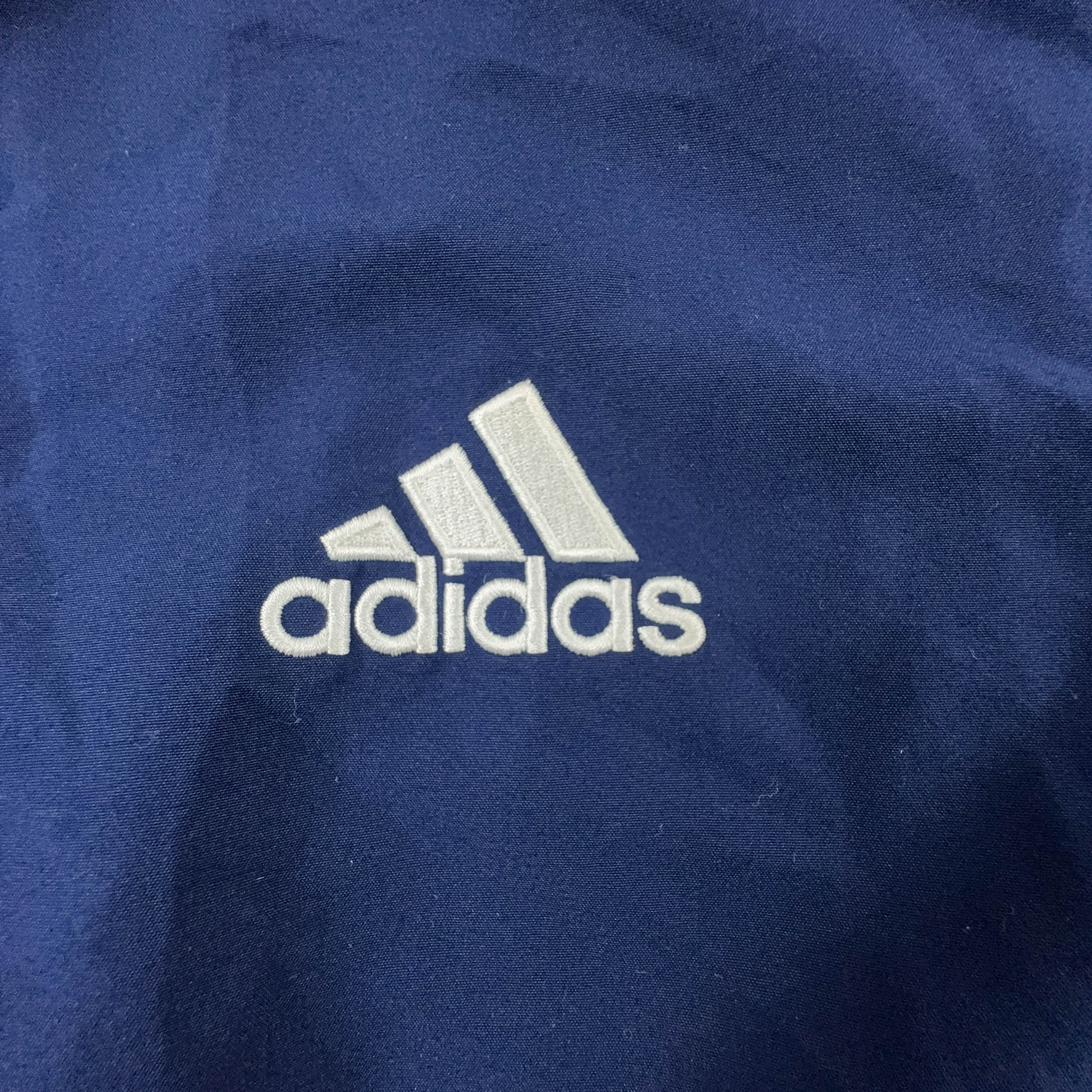Adidas Vintage Blue Zip Up Windbreaker Jacket 90s - Size D8 F192 Men