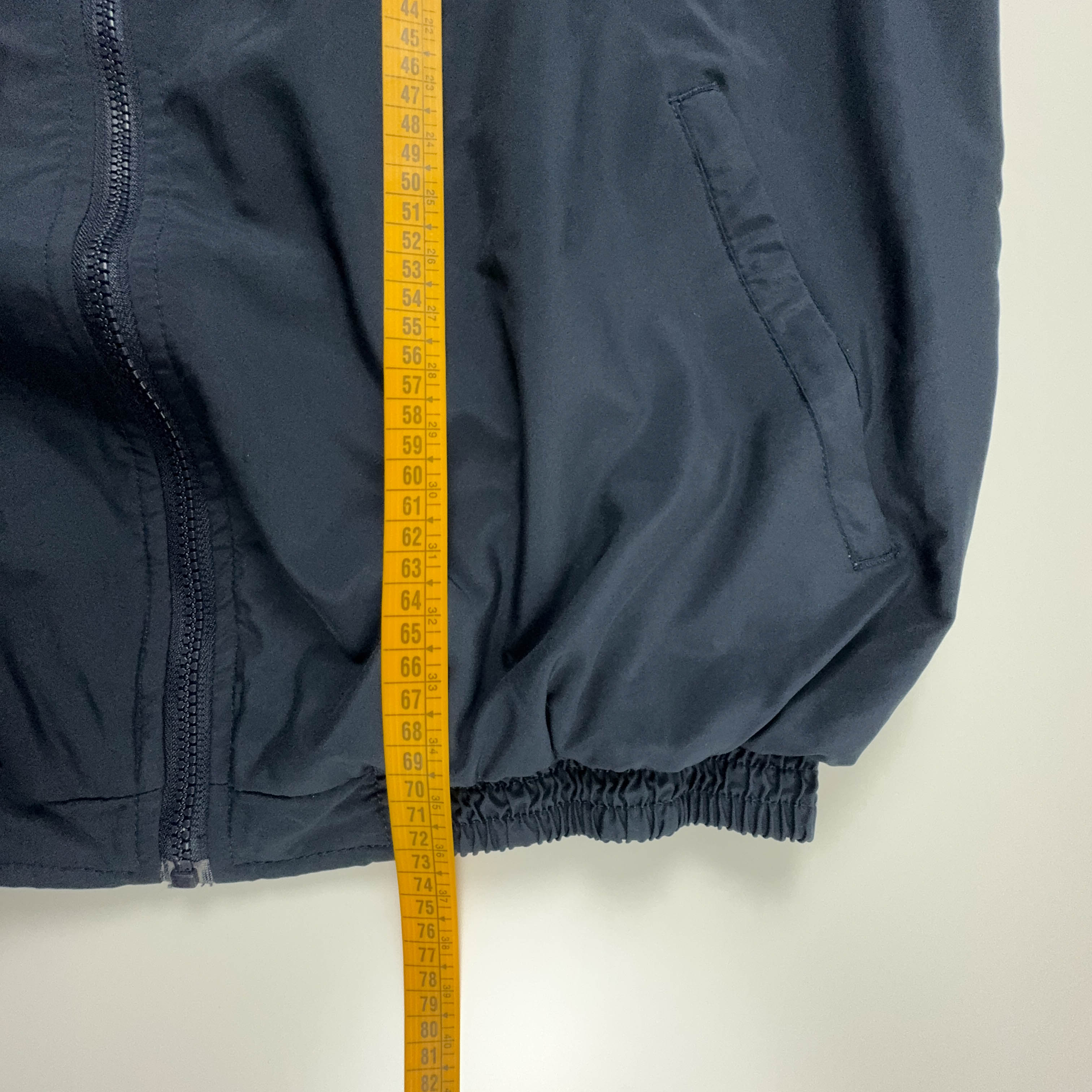 Reebok Vintage Dark Blue Zip Up Windbreaker Jacket 2000s - Men's Size L/XL