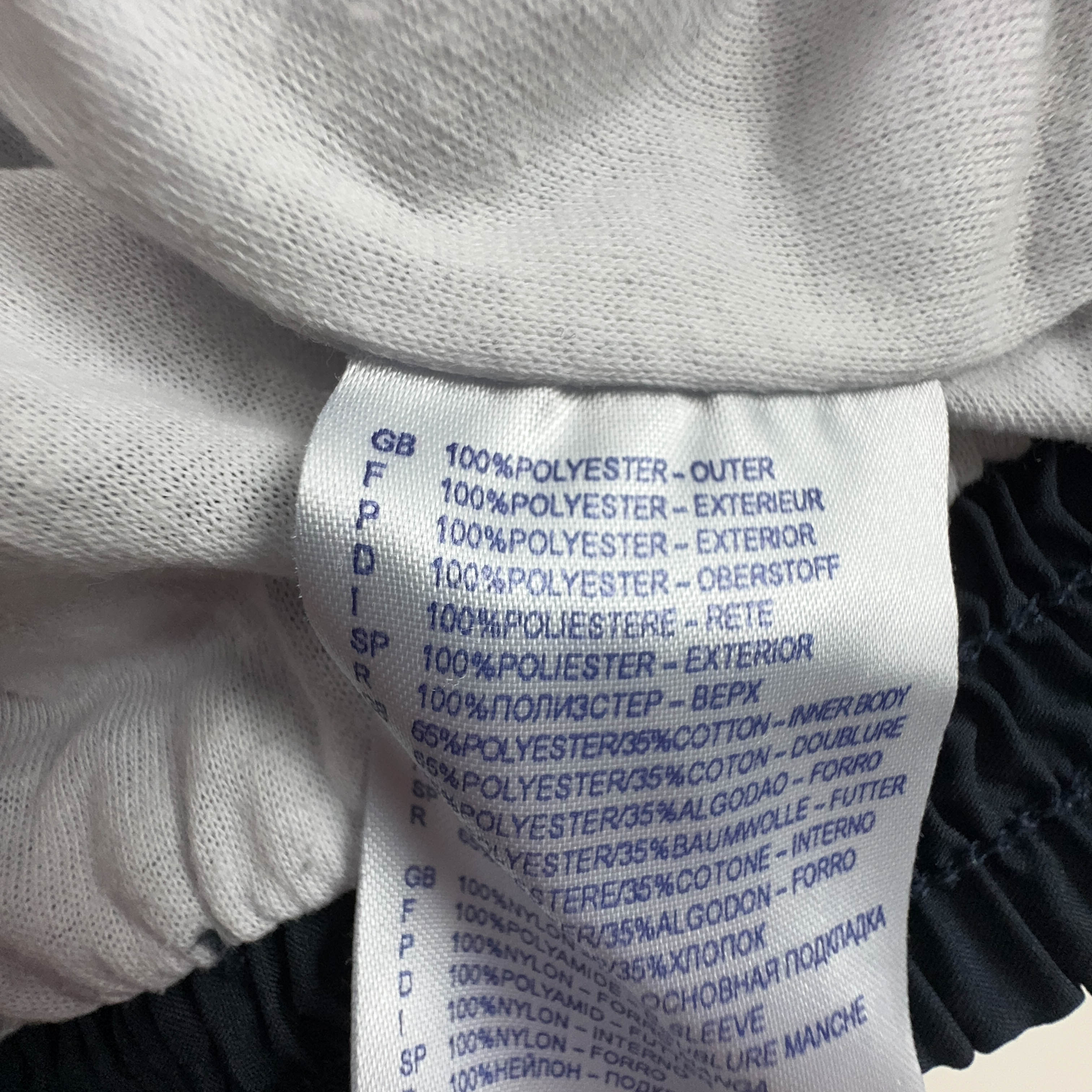 Reebok Vintage Dark Blue Zip Up Windbreaker Jacket 2000s - Men's Size L/XL