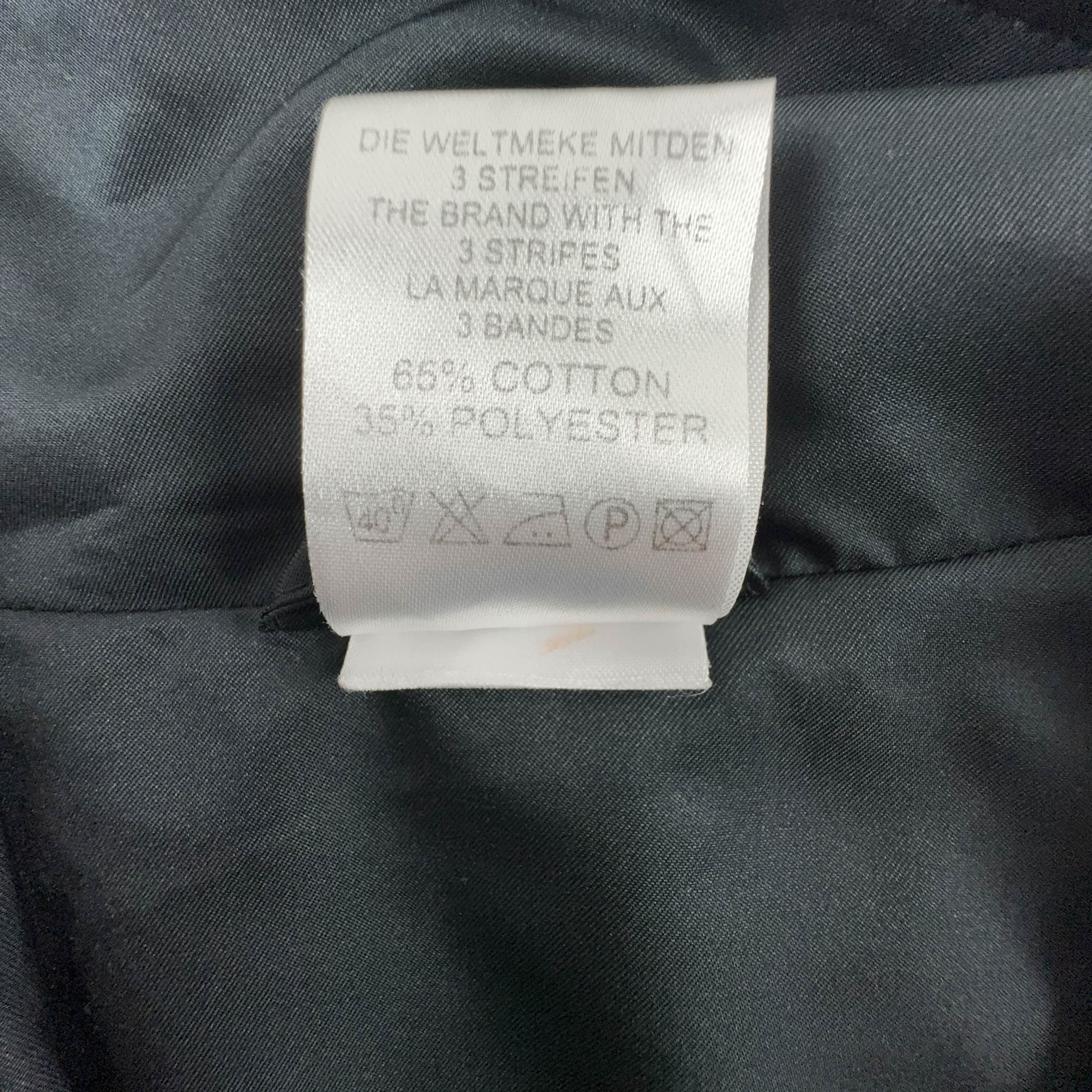 Giacca a vento Adidas Vintage rossa e nera con zip anni 90 - Taglia XL/XXL uomo