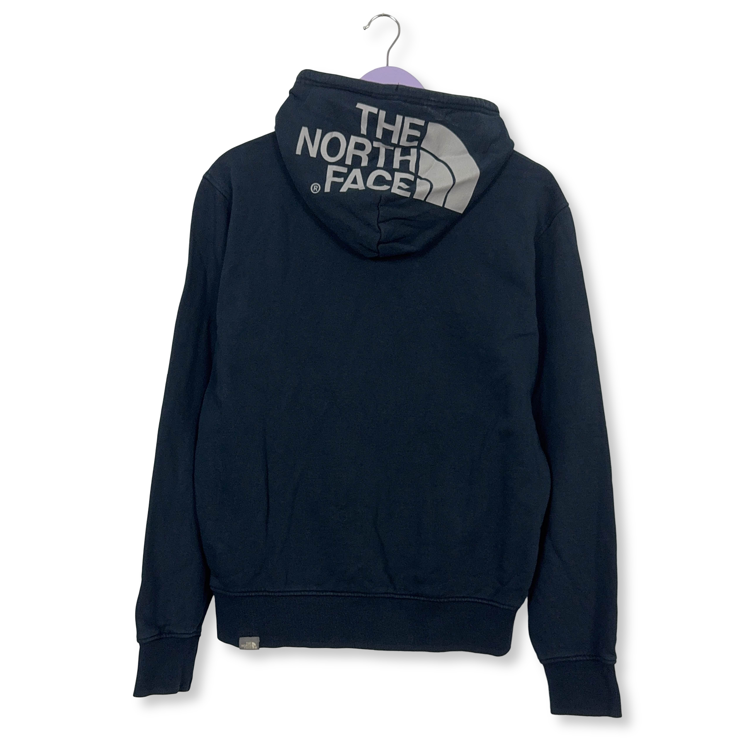 Felpa The North Face blu scura con cappuccio in cotone - Taglia M uomo