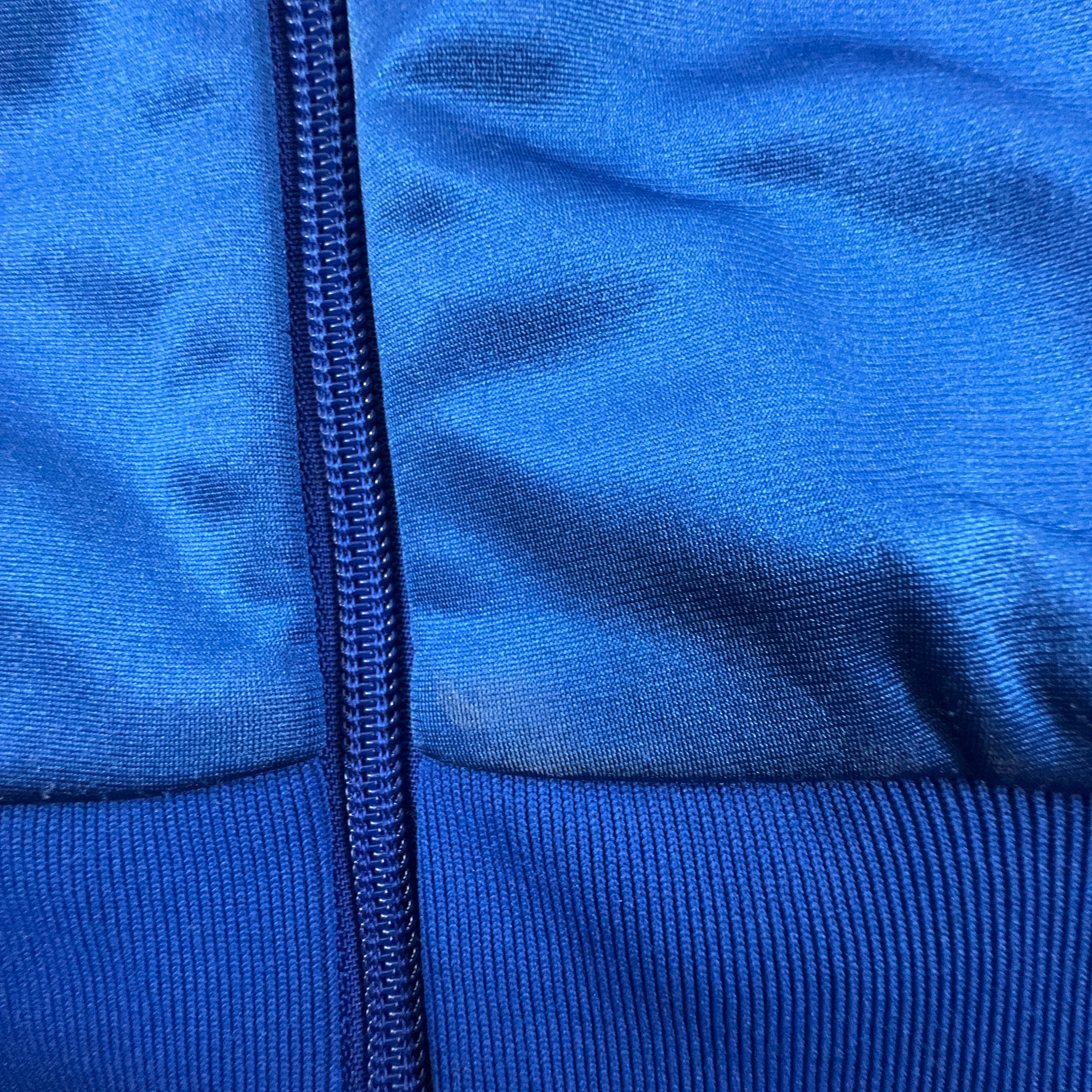 Felpa Asics Vintage blu con zip anni 90 - Taglia M/L uomo