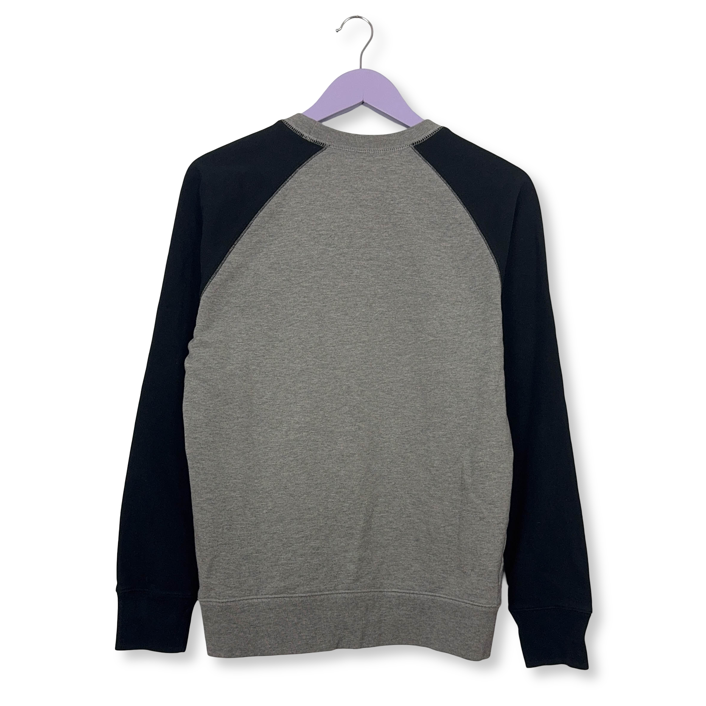 Felpa Carhartt grigia e blu a girocollo 80% cotone - Taglia S uomo