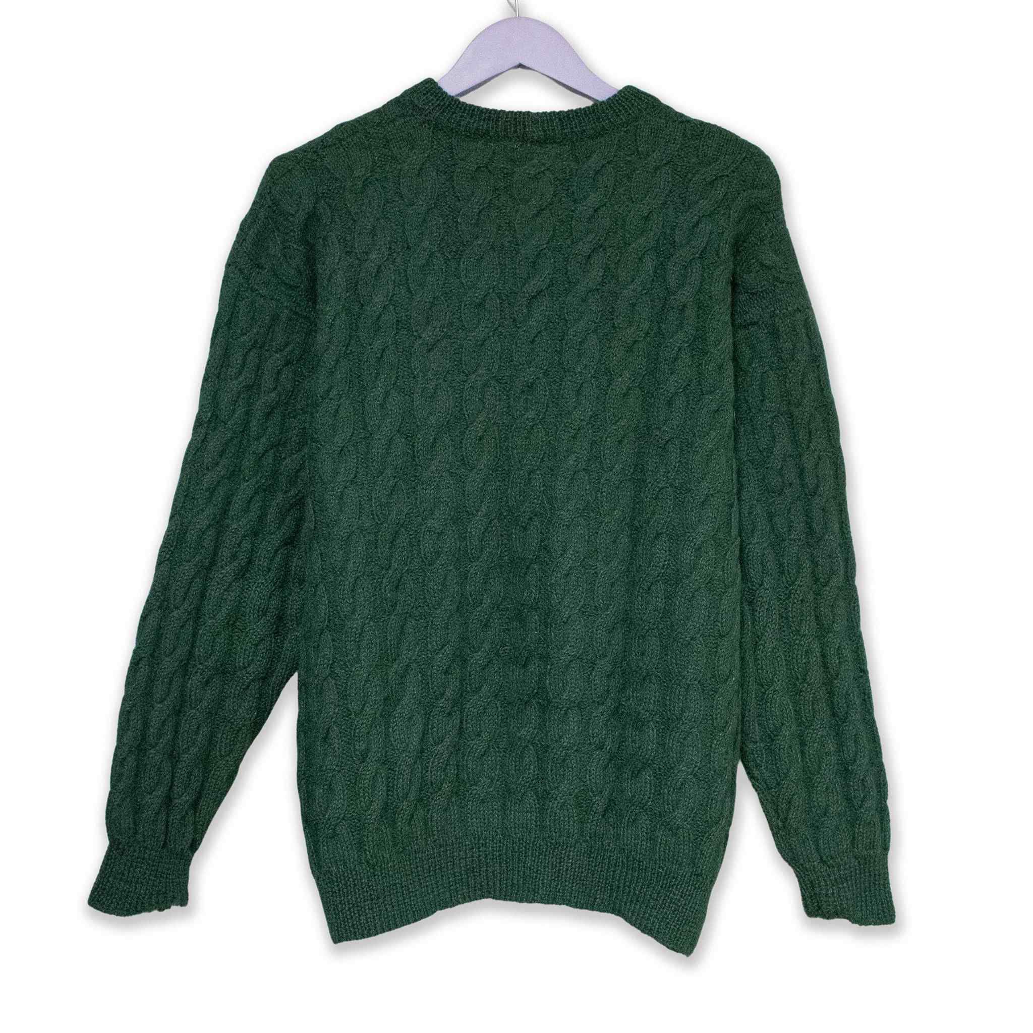 Vintage sweater 100% handmade wool - Size L