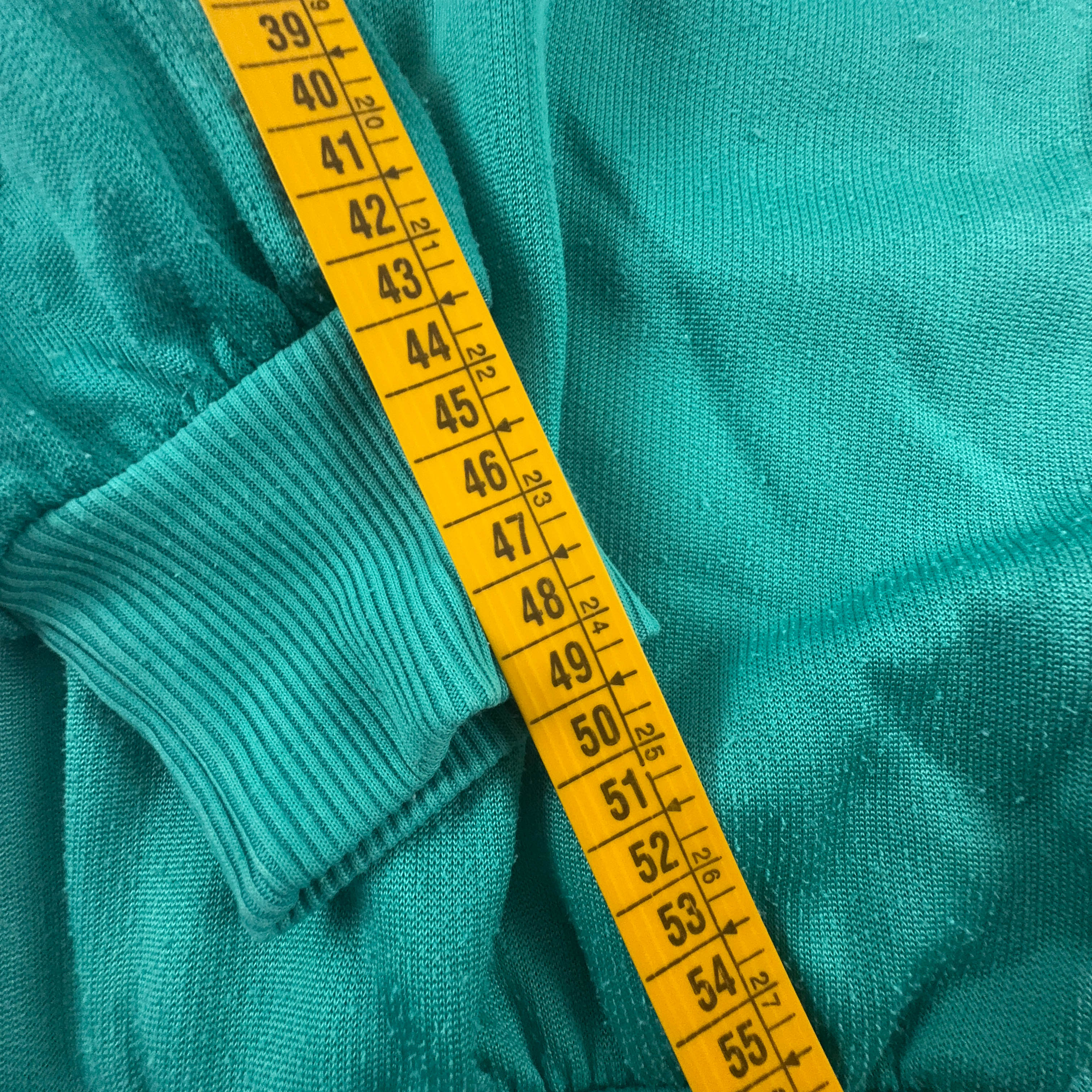 Felpa Puma Vintage verde acqua a girocollo 15% cotone anni 90 - Taglia 4 uomo