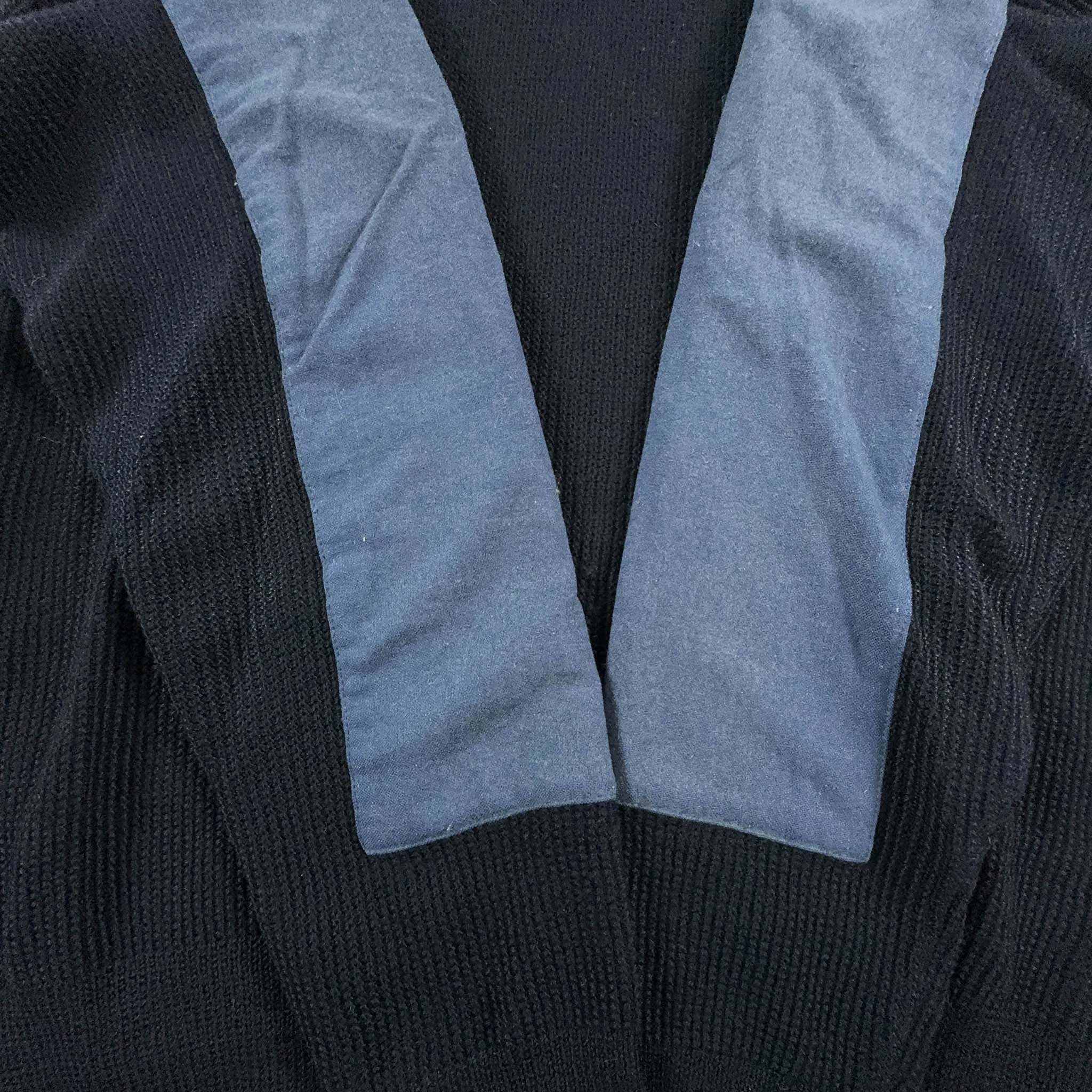 Maglione Valentino Vintage blu scuro misto lana a girocollo - Taglia M uomo