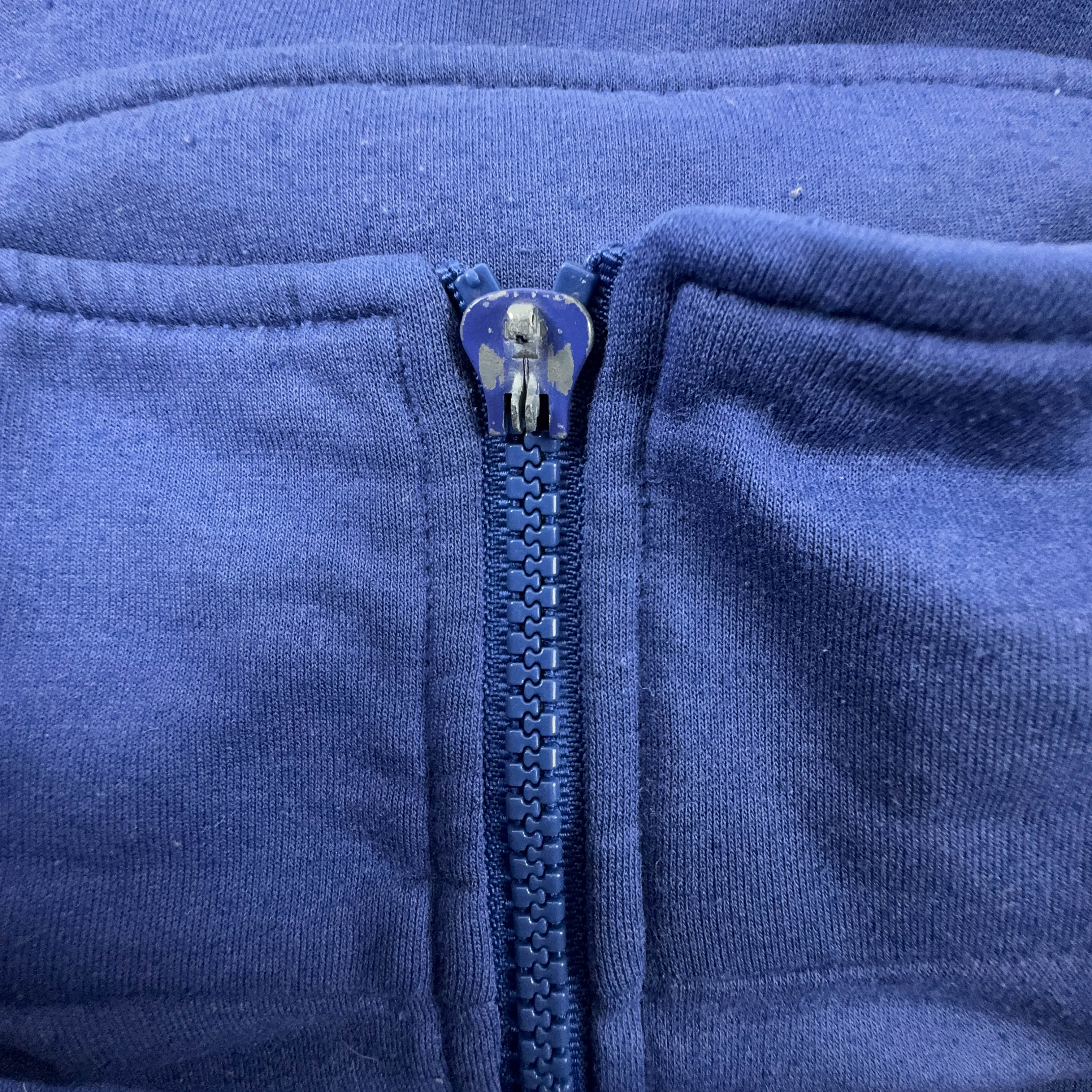 Felpa Lotto Vintage blu con zip anni 90 - Taglia L/XL uomo