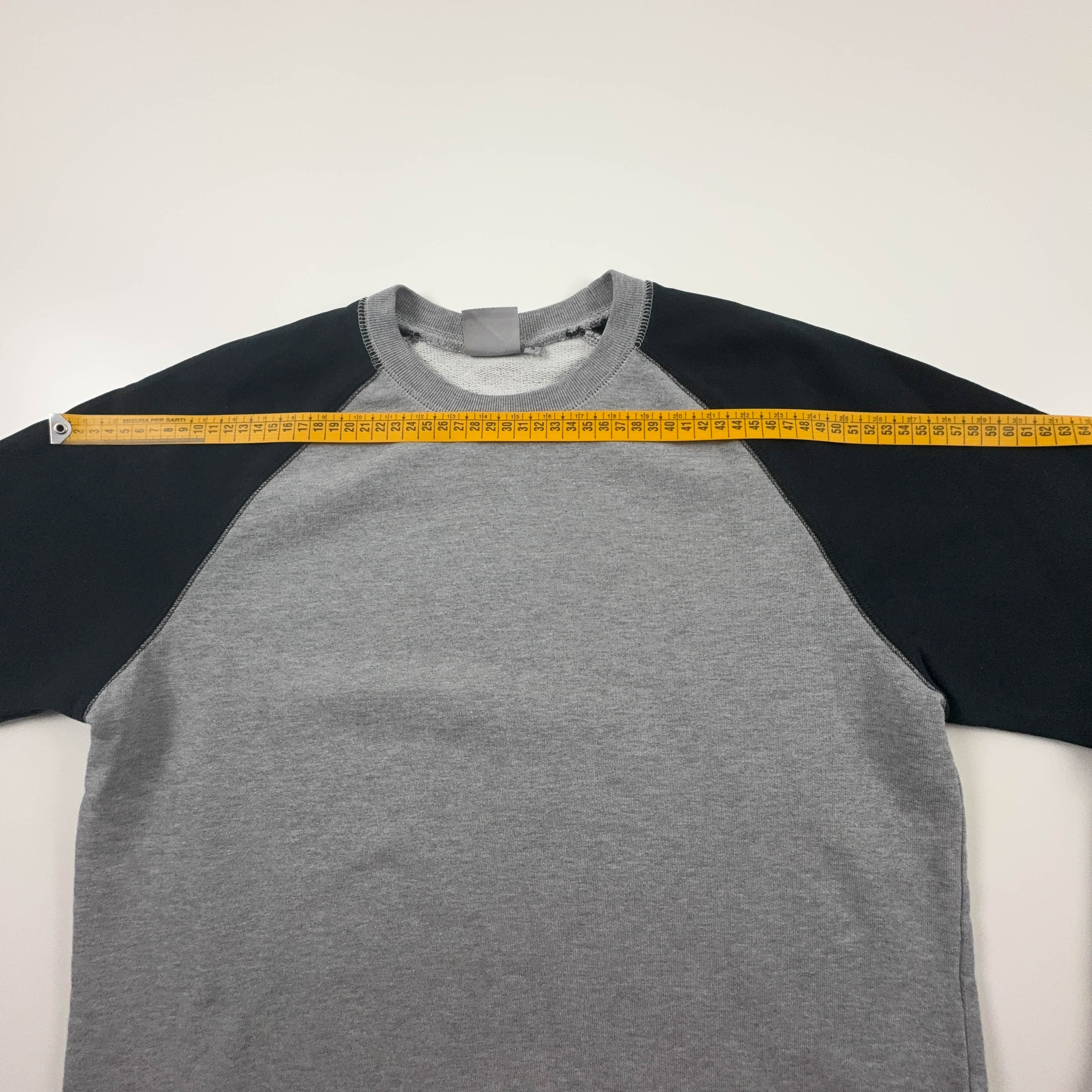 Felpa Carhartt grigia e blu a girocollo 80% cotone - Taglia S uomo