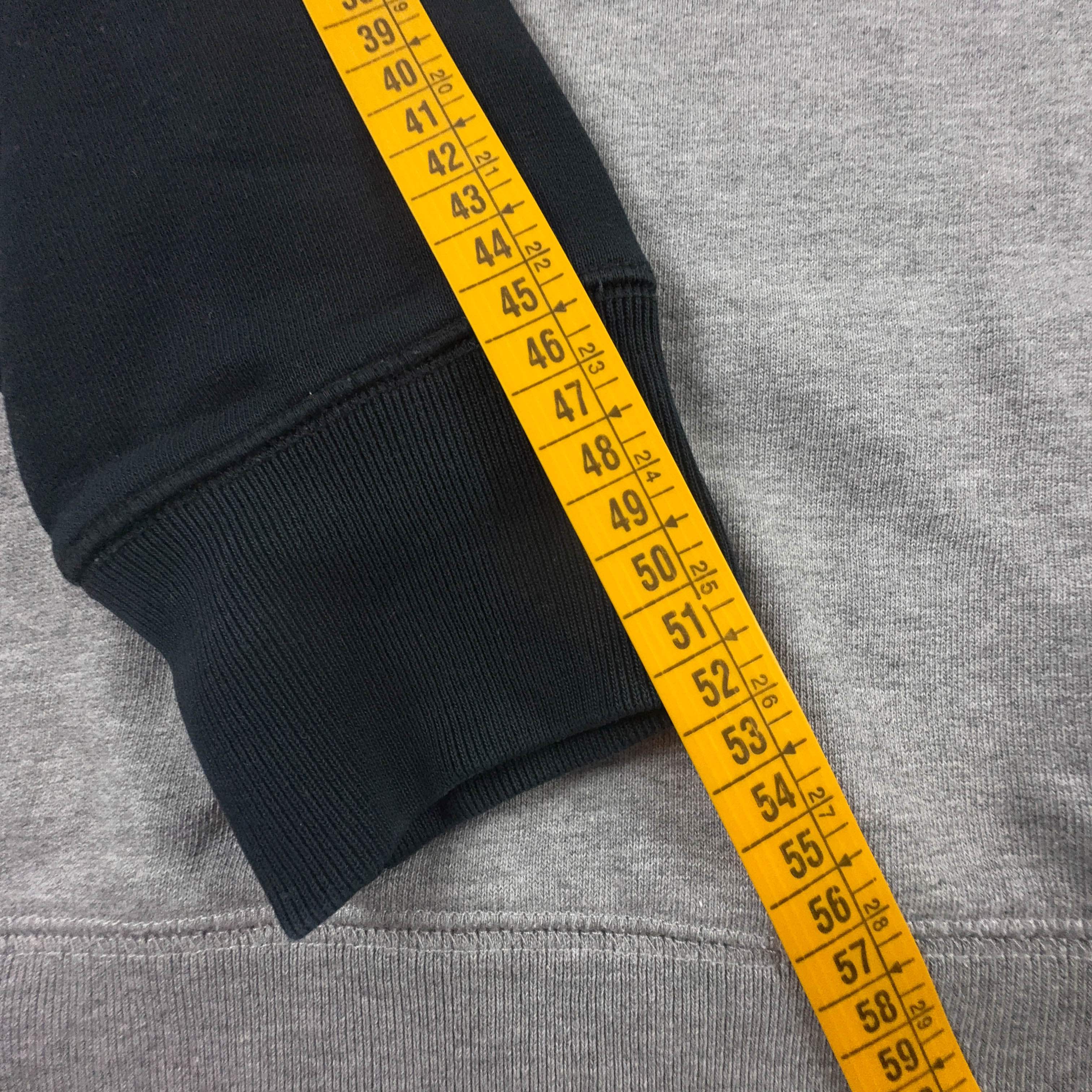 Felpa Carhartt grigia e blu a girocollo 80% cotone - Taglia S uomo