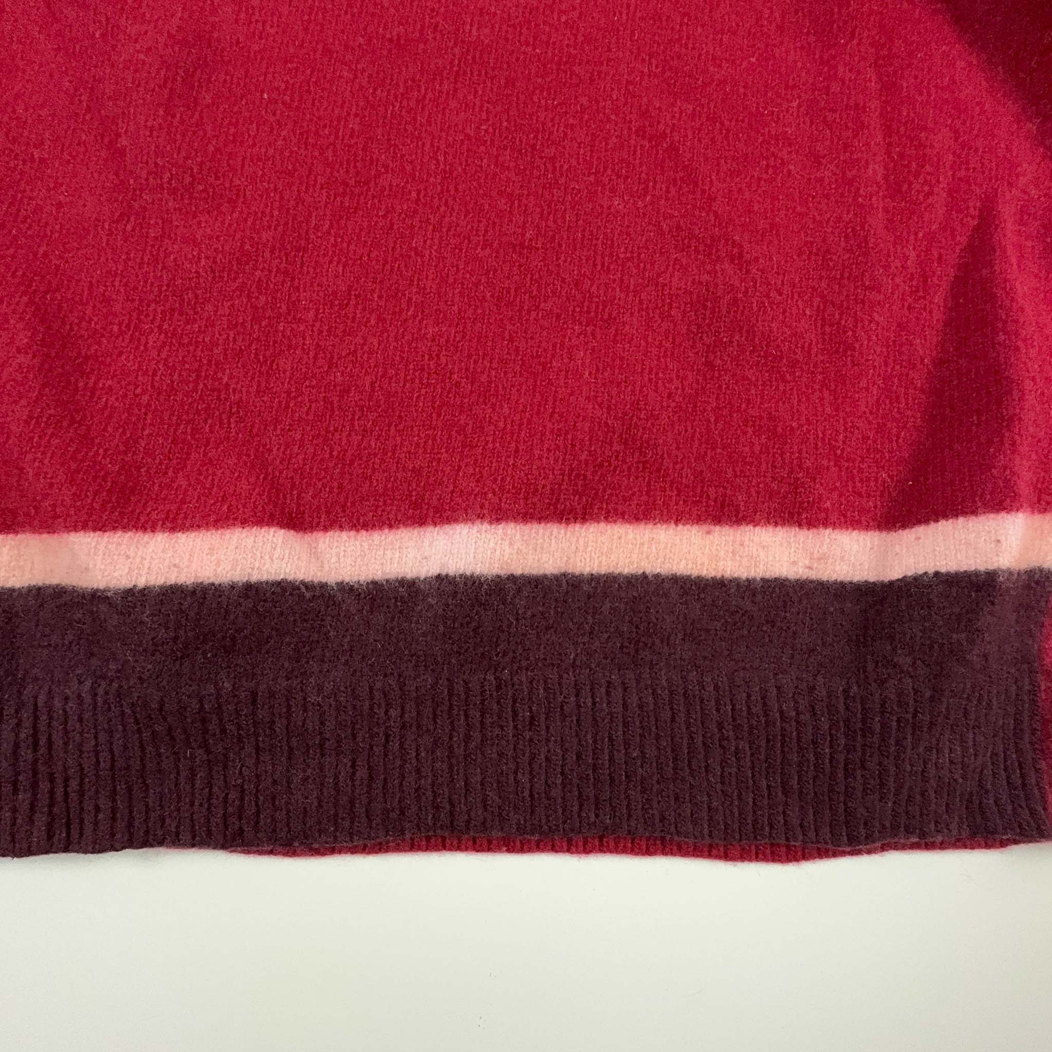 Maglione Woolrich rosso 100% lana a girocollo - Taglia M uomo