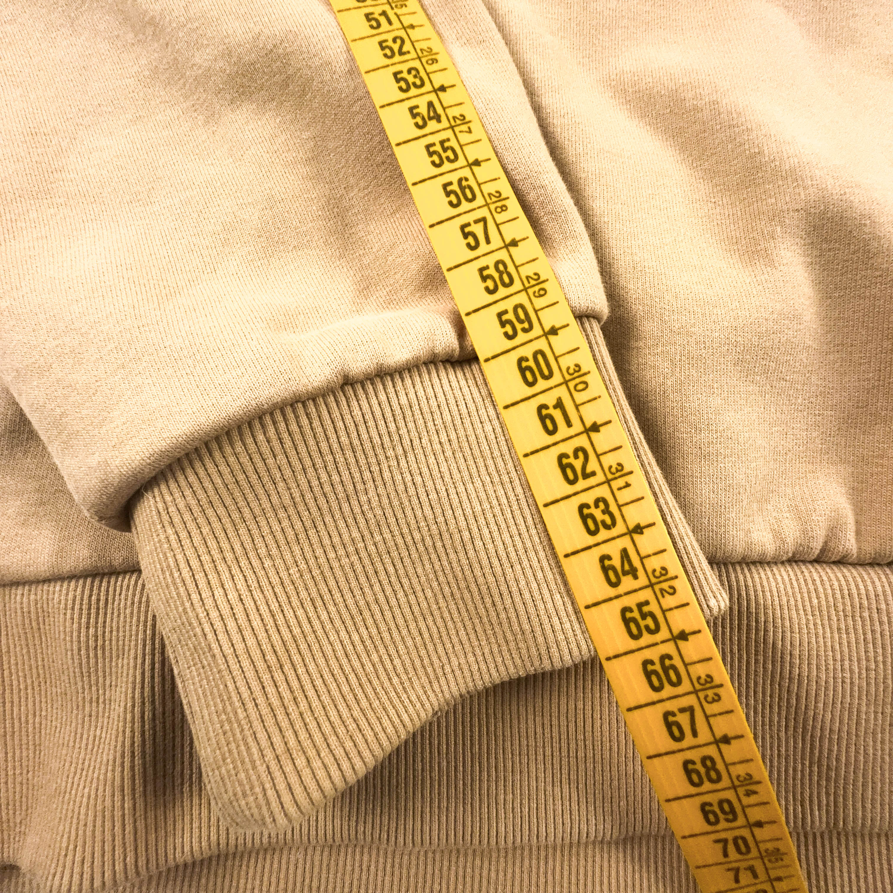 Felpa Kani marrone chiaro con cappuccio e ricamo 80% cotone - Taglia XL uomo