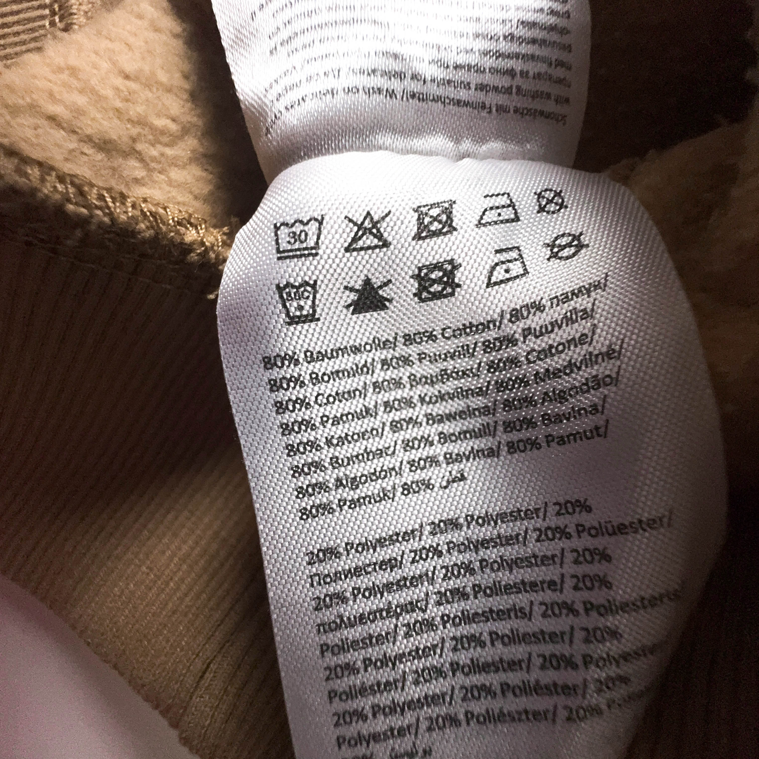 Felpa Kani marrone chiaro con cappuccio e ricamo 80% cotone - Taglia XL uomo