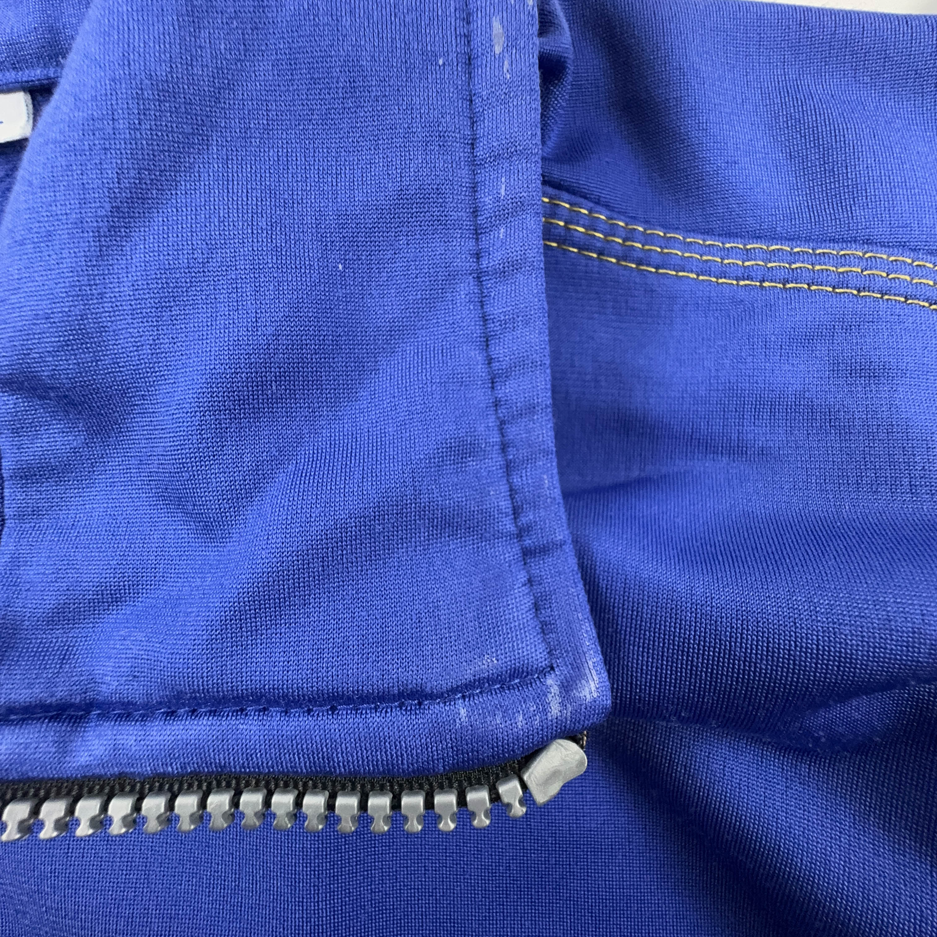 Felpa Reebok The Pump blu con zip e ricami anni 90 - Taglia XL uomo