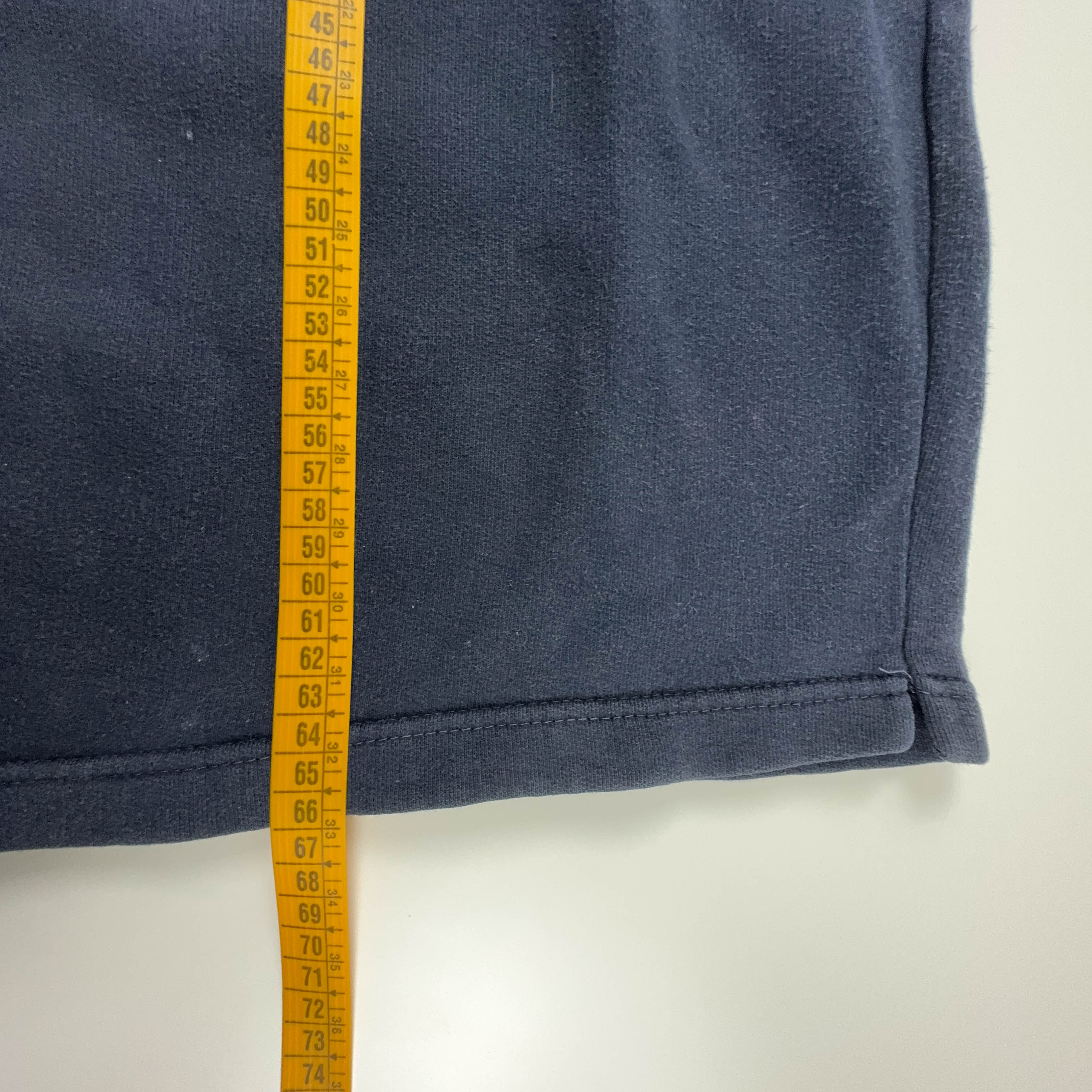Felpa Rifle Vintage blu scuro a girocollo con ricamo sul fronte anni 90 - Taglia L uomo