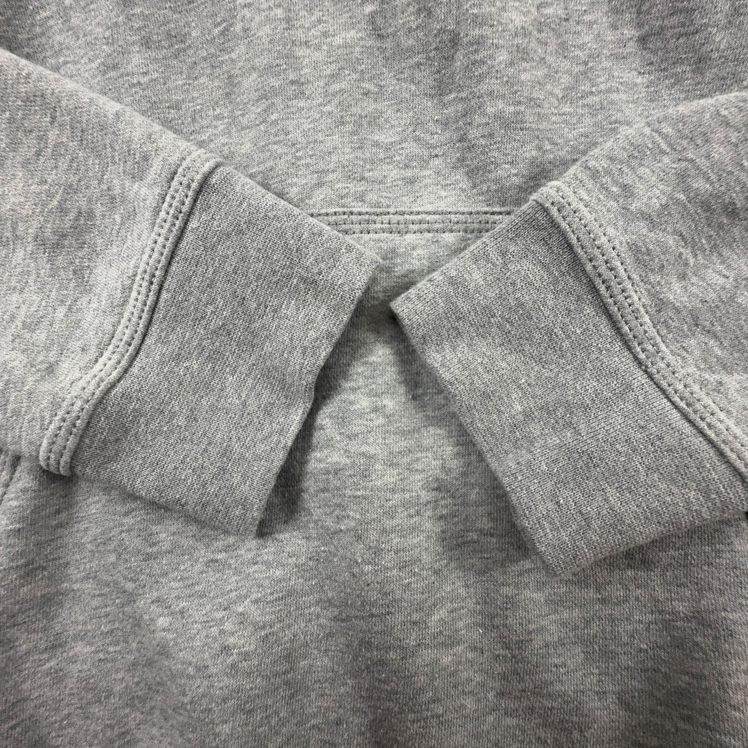 Felpa Nike grigia con cappuccio e ricamo - Taglia M/L uomo