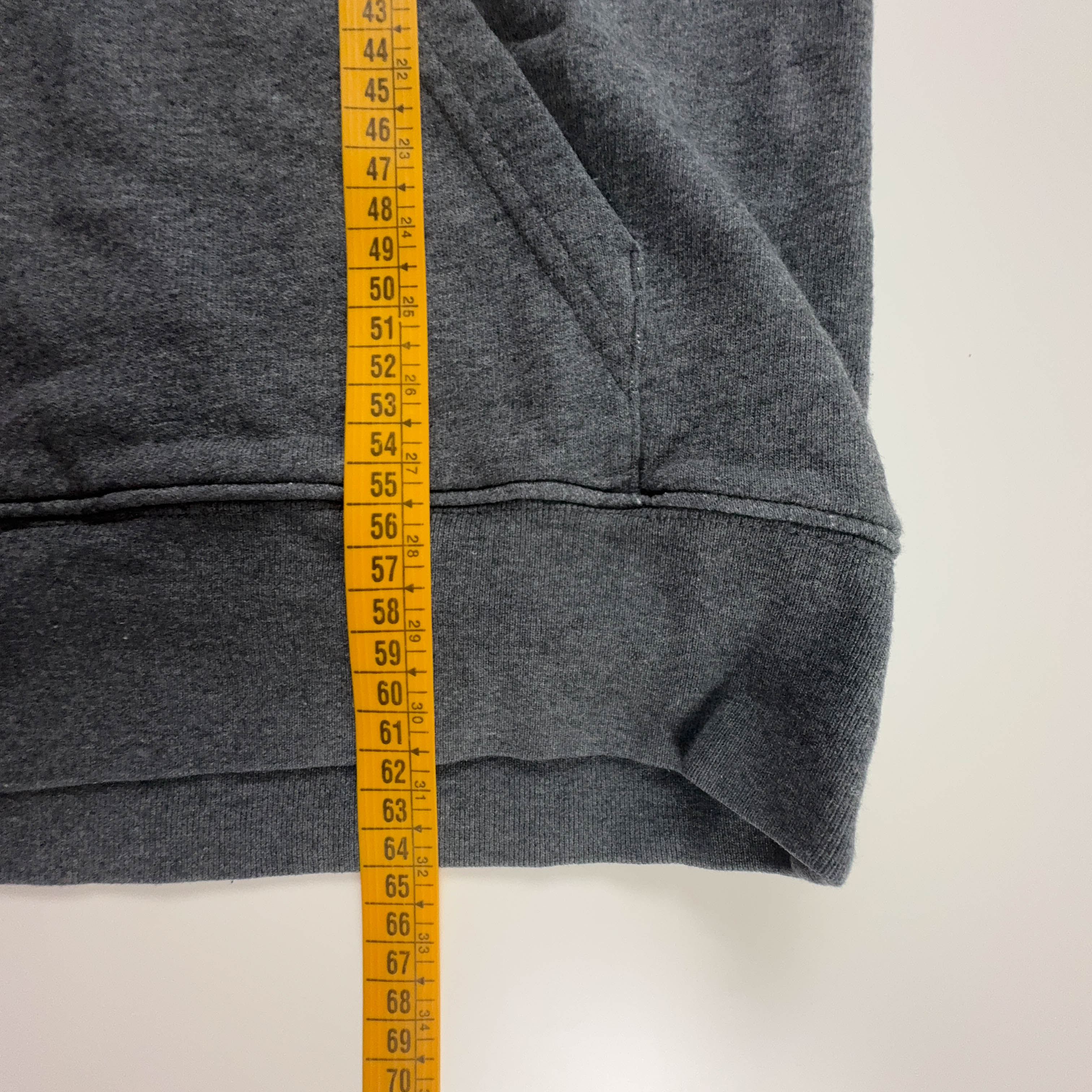 Felpa Carhartt grigia con cappuccio in cotone - Taglia S uomo