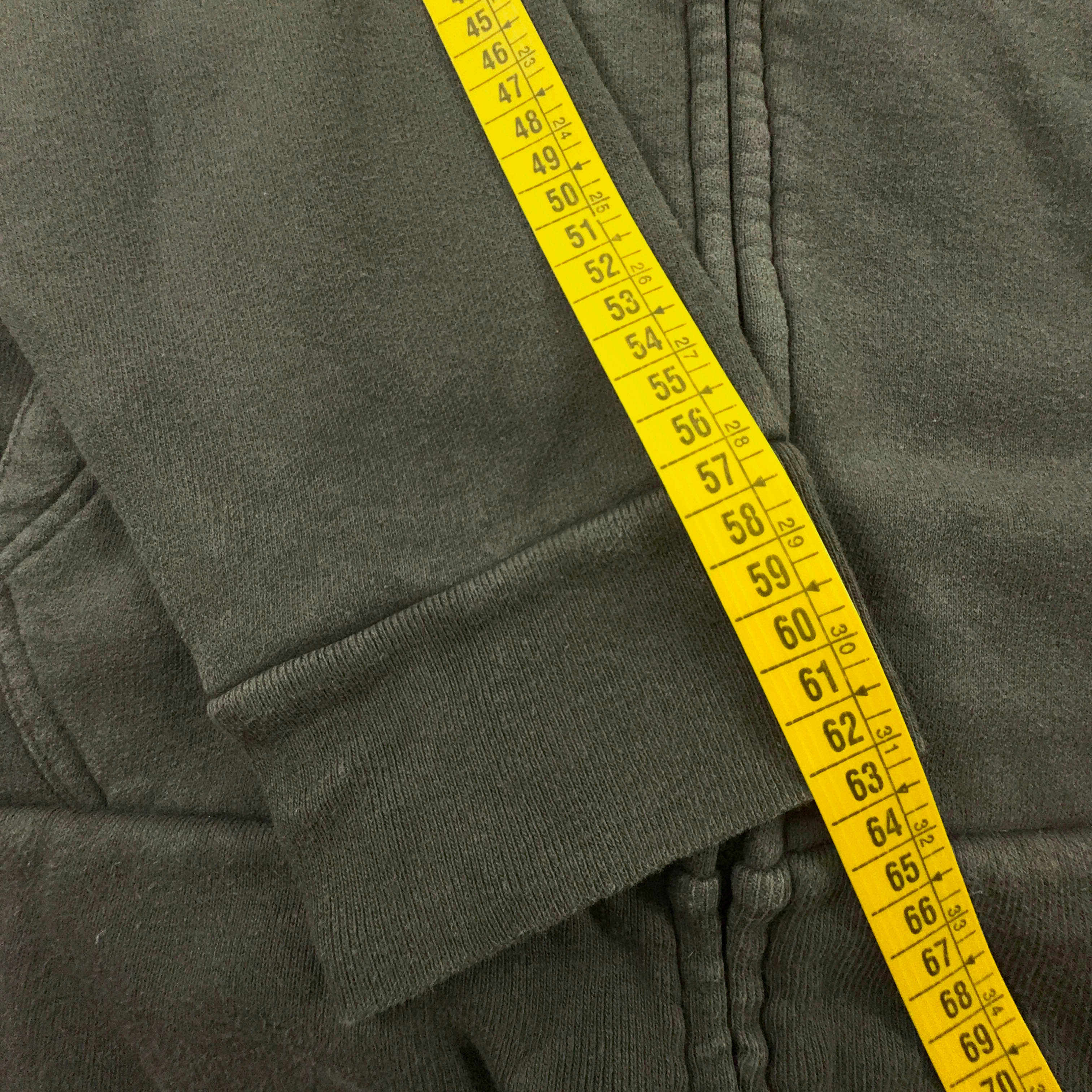 Felpa The North Face verde scuro con cappuccio e zip 80% cotone - Taglia M uomo