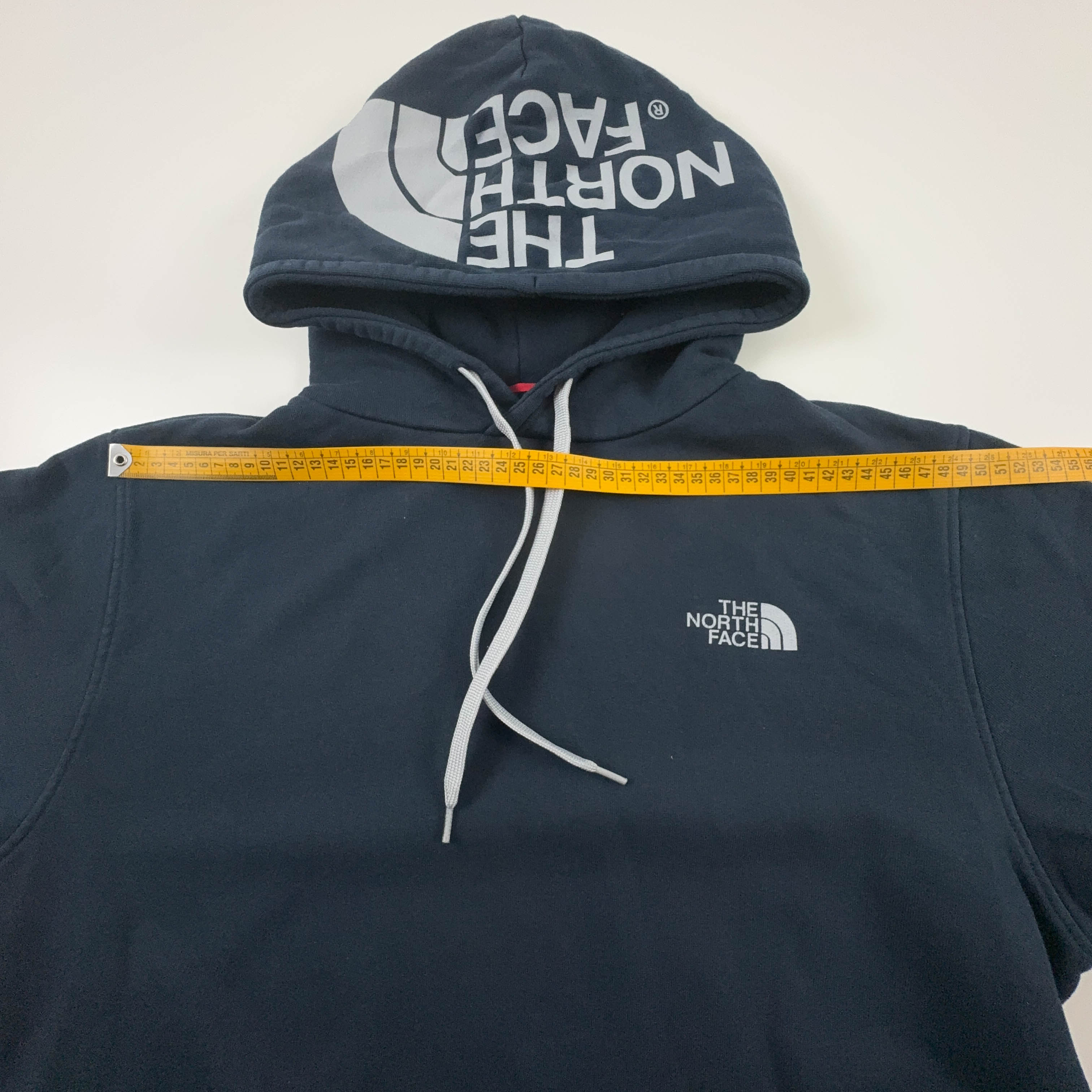 Felpa The North Face blu scura con cappuccio in cotone - Taglia M uomo