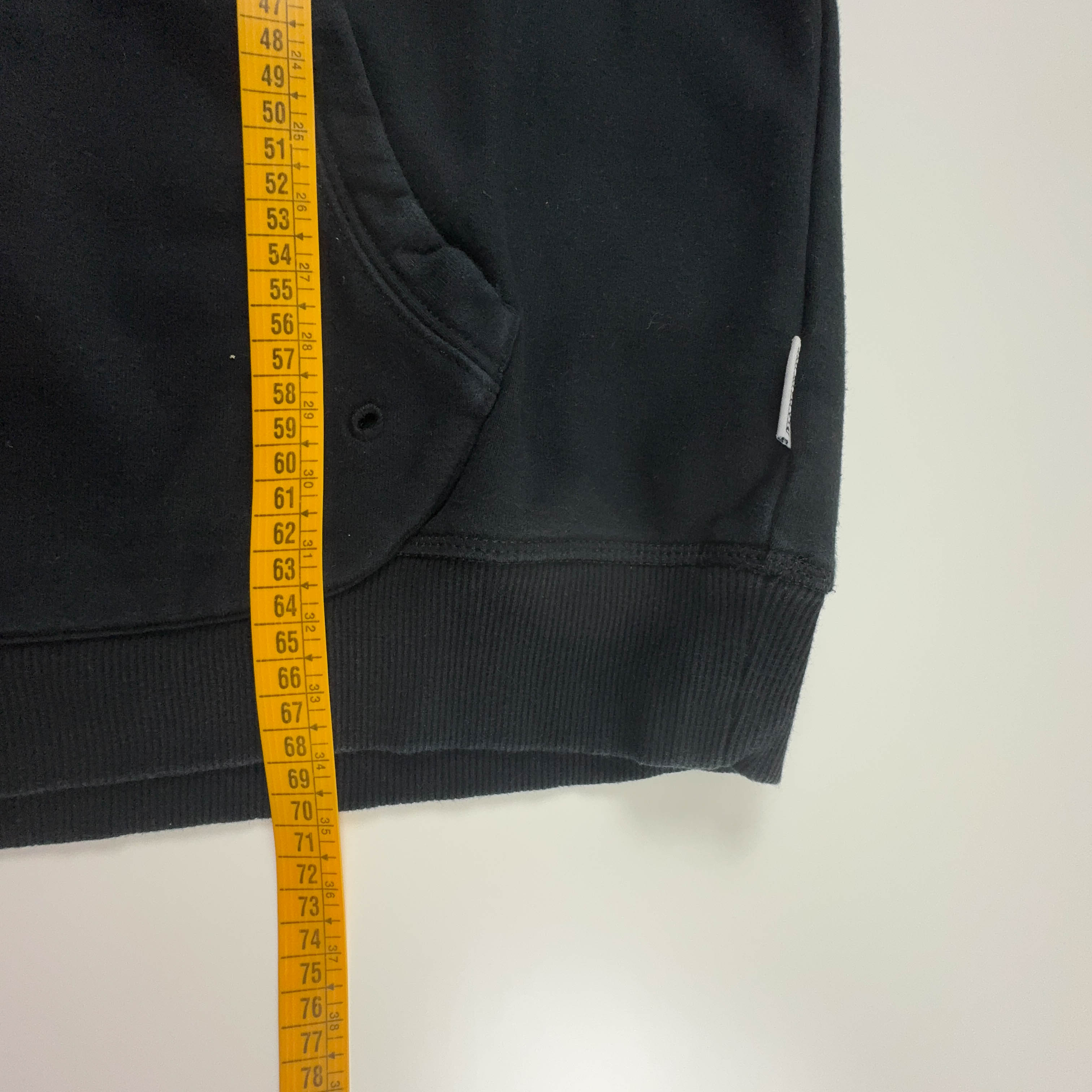 Felpa Napapijri nera con cappuccio e logo ricamato 90% cotone - Taglia L/XL uomo