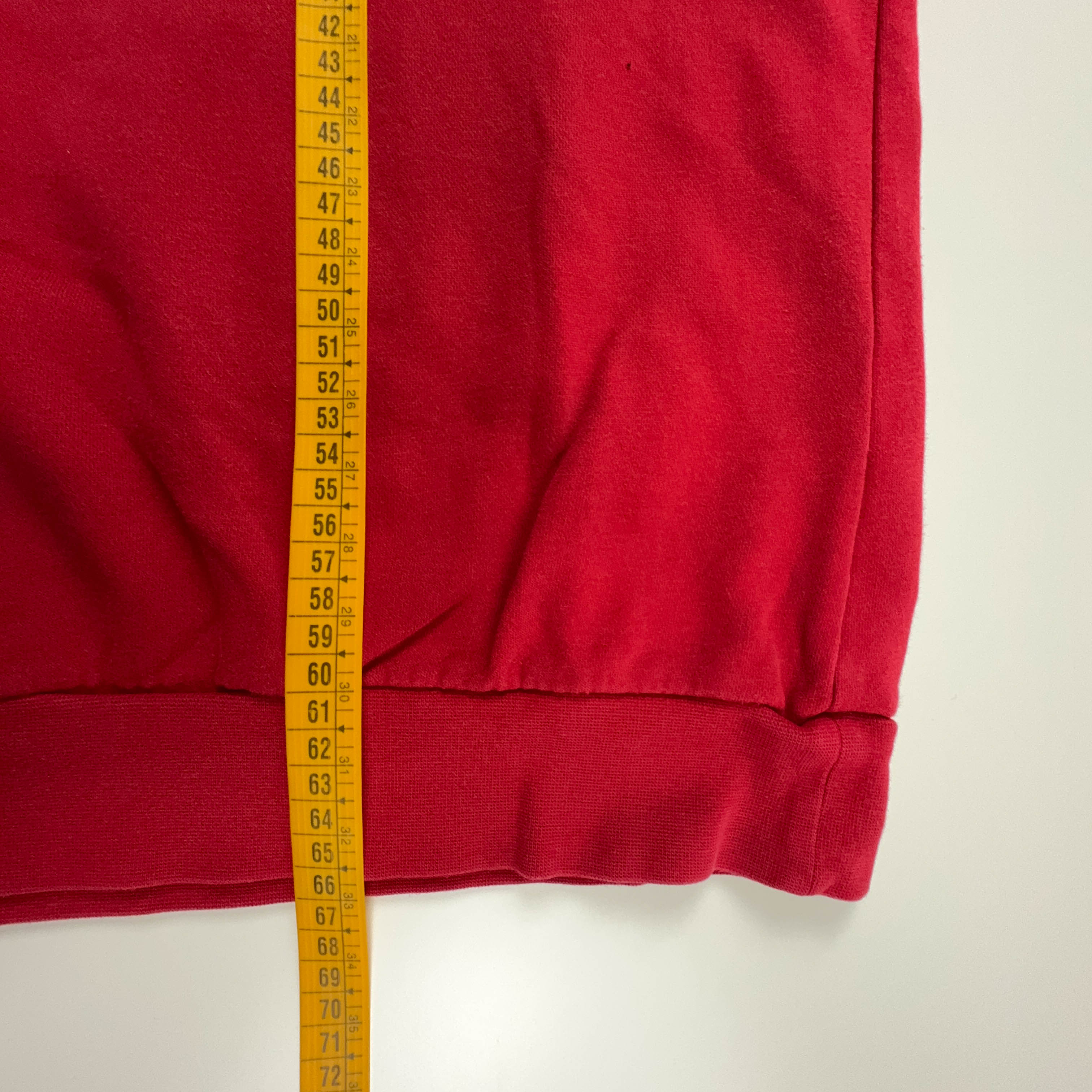 Felpa Adidas Vintage rossa a girocollo anni 2000 - Taglia D4 F168 uomo