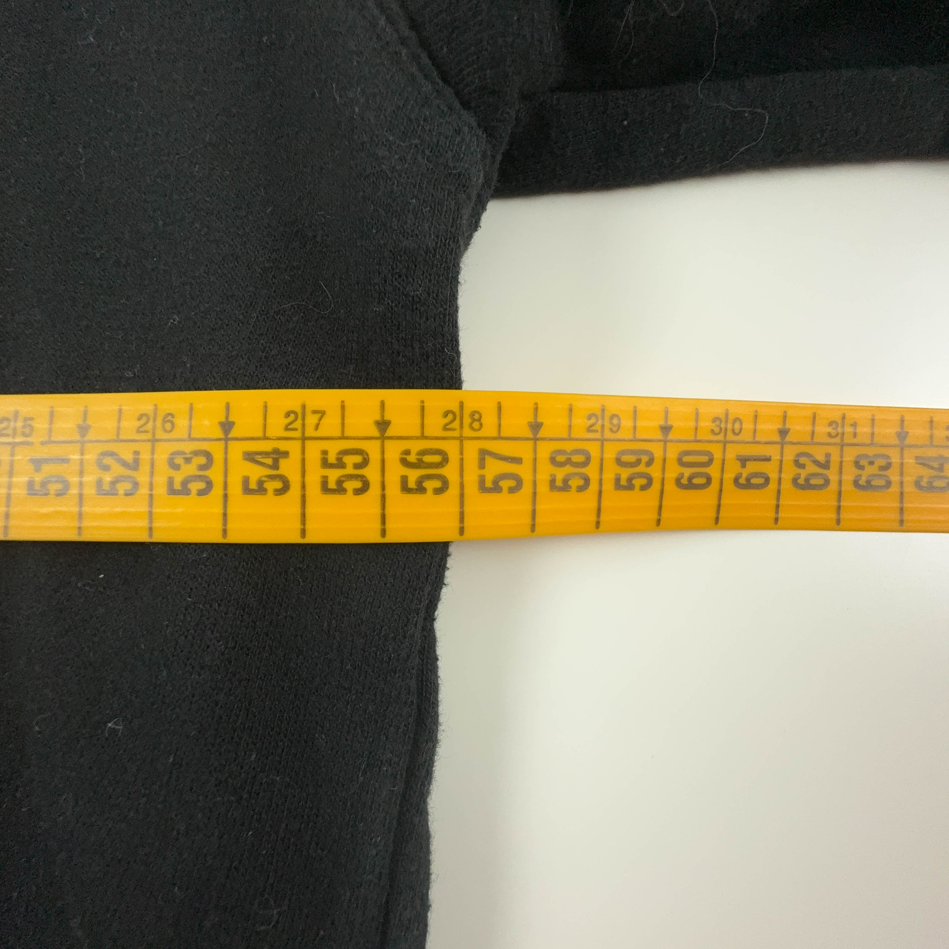 Felpa Trasher nera a girocollo con stampa - Taglia M uomo