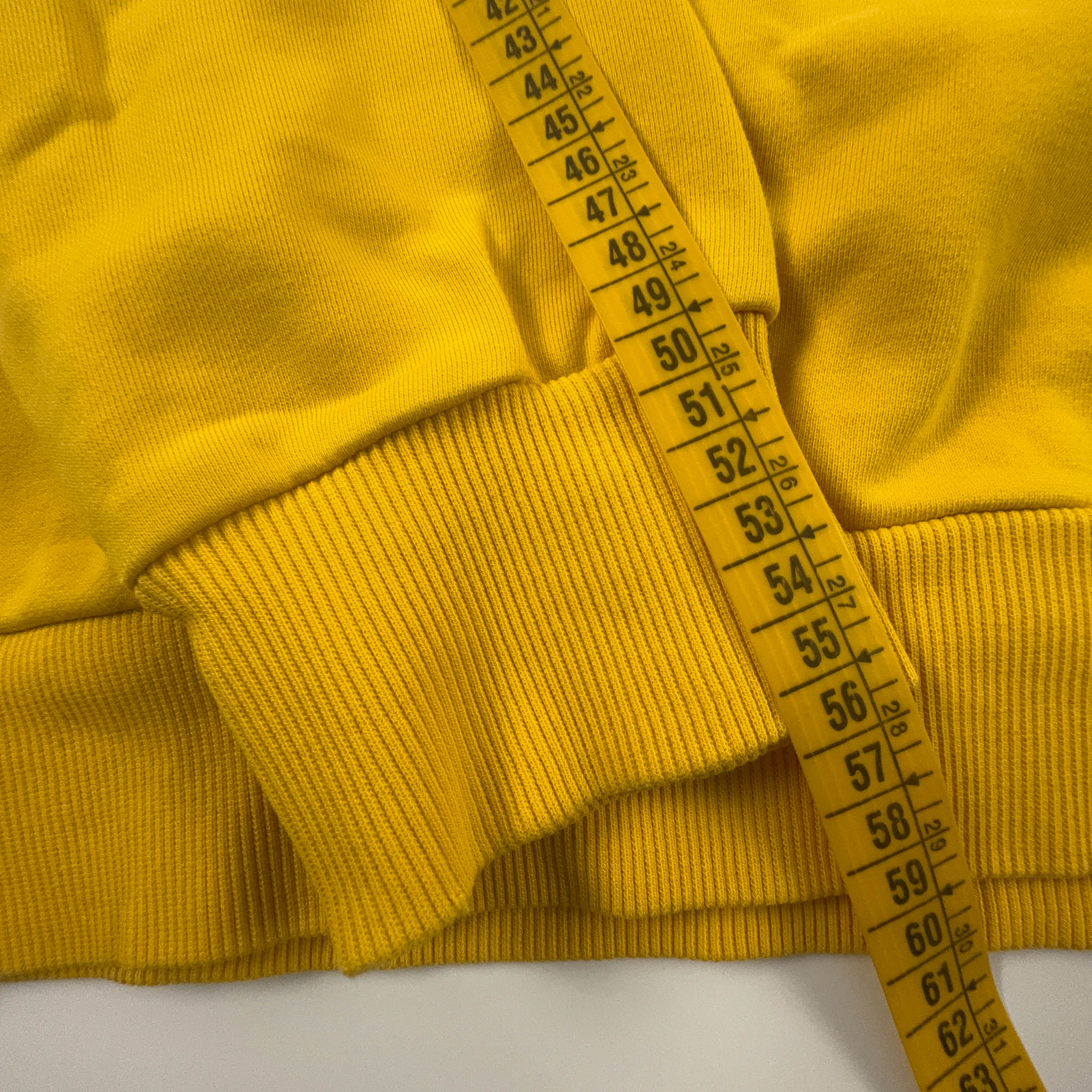 Felpa Diesel giallo ocra a girocollo in cotone - Taglia 16 uomo