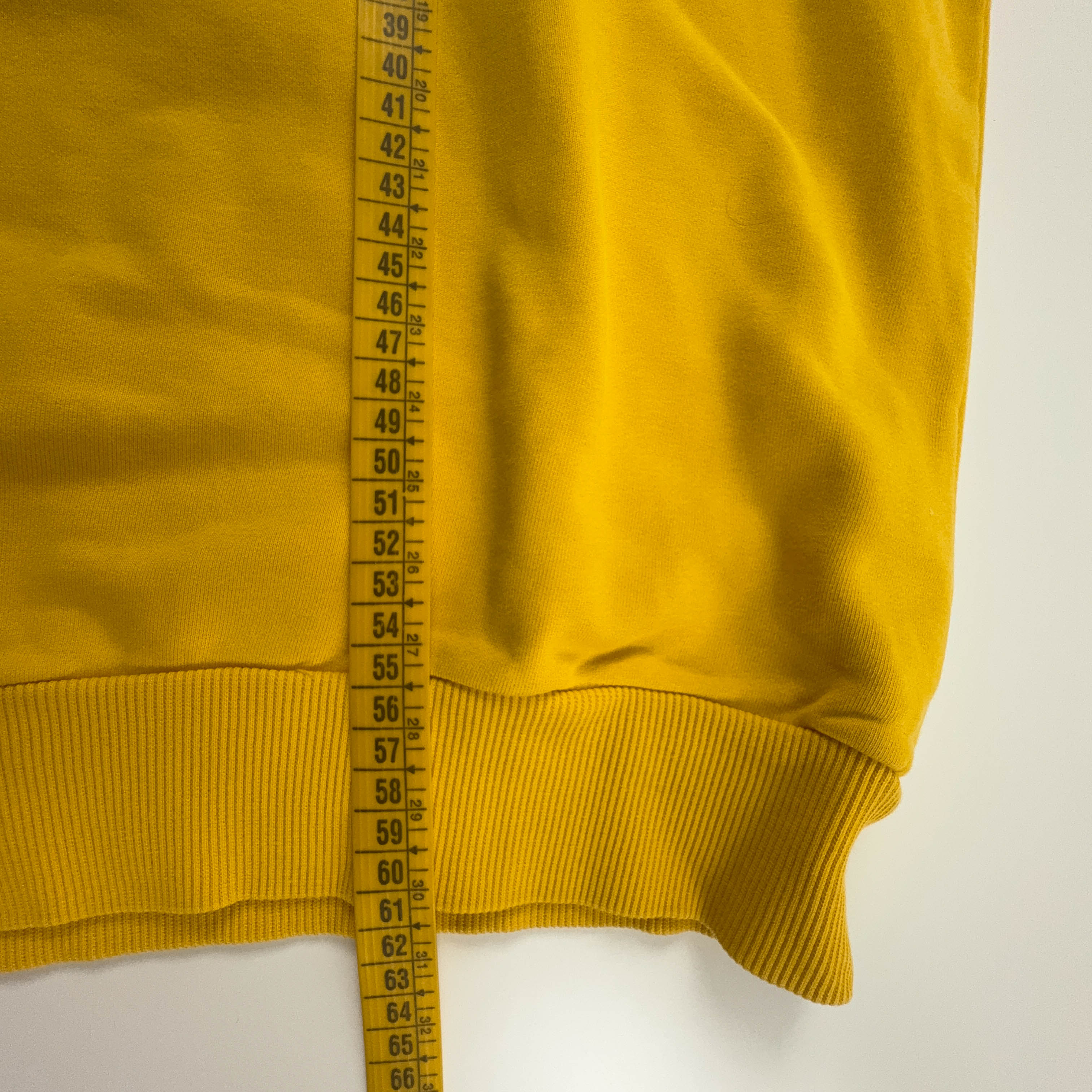 Felpa Diesel giallo ocra a girocollo in cotone - Taglia 16 uomo