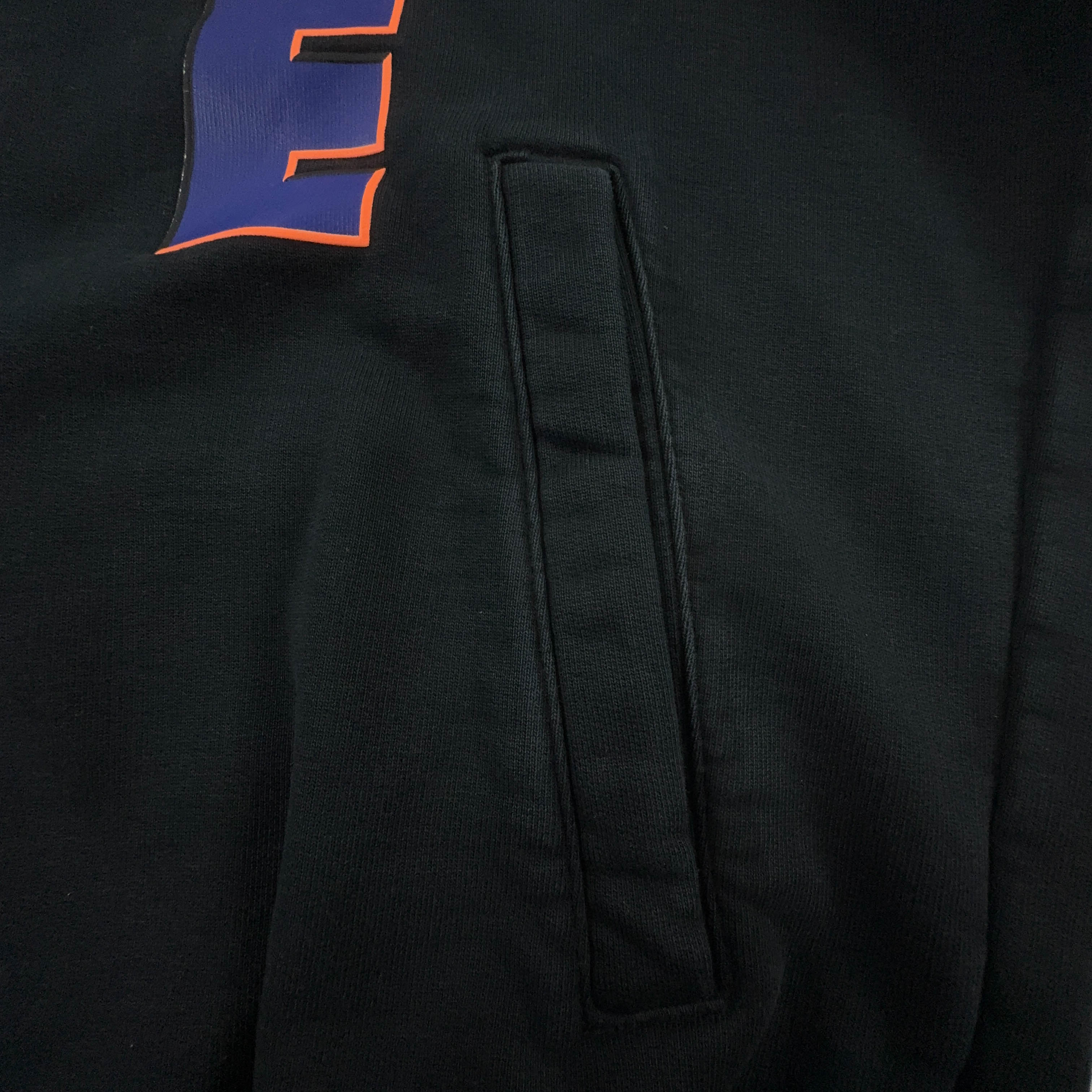 Felpa Nike Tune Squad nera con cappuccio e stampe 88% cotone - Taglia M uomo