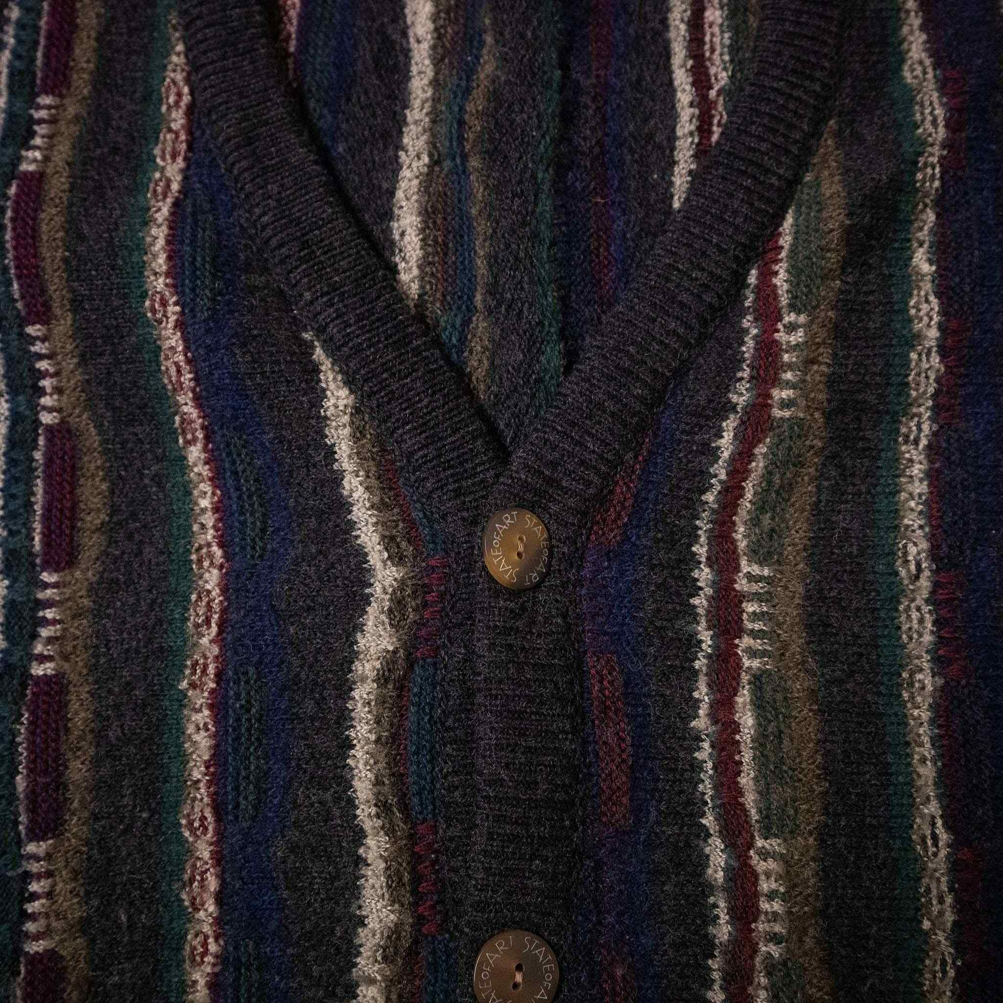 Cardigan Vintage 60% lana - Taglia XL