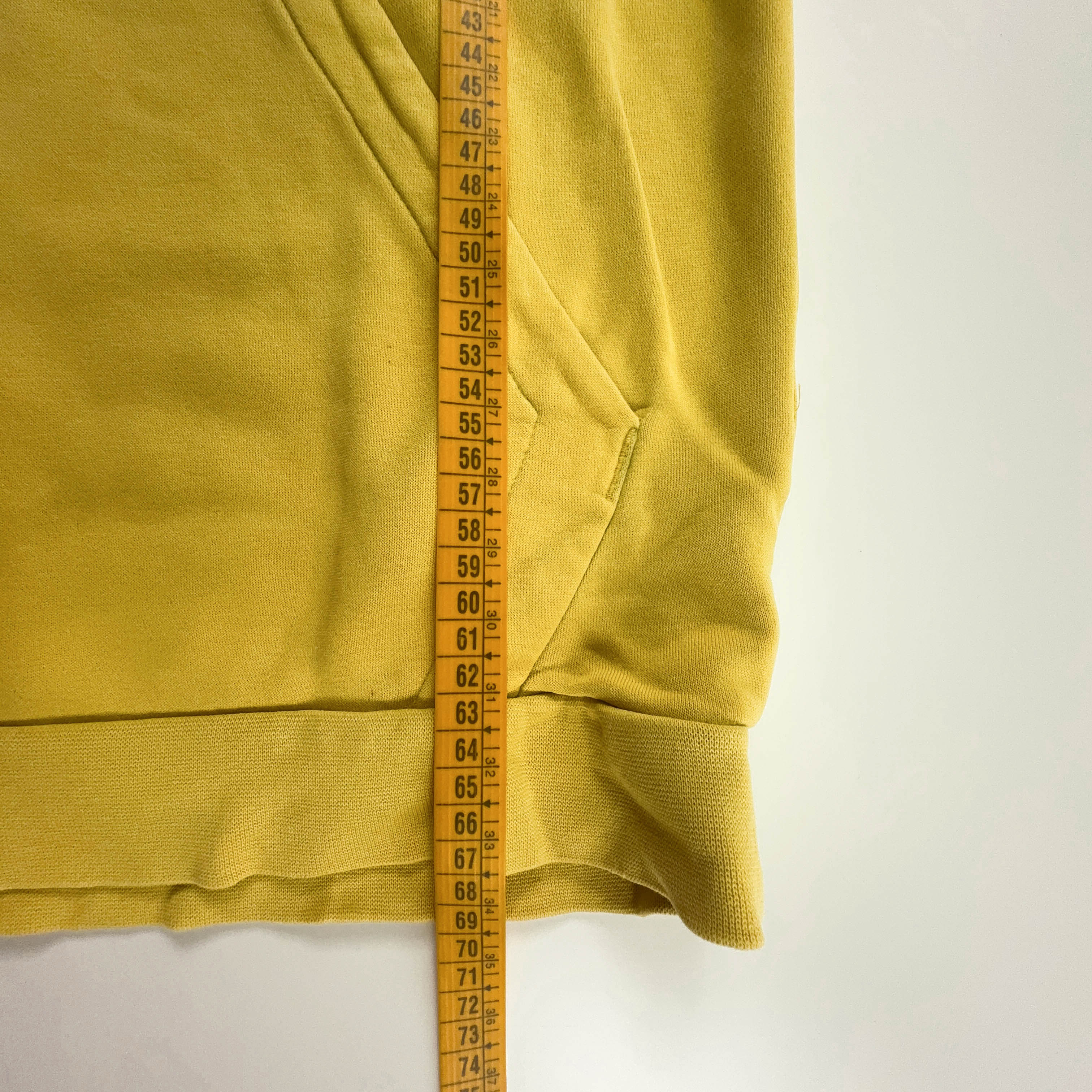 Felpa Jordan gialla con cappuccio 80% cotone - Taglia M uomo