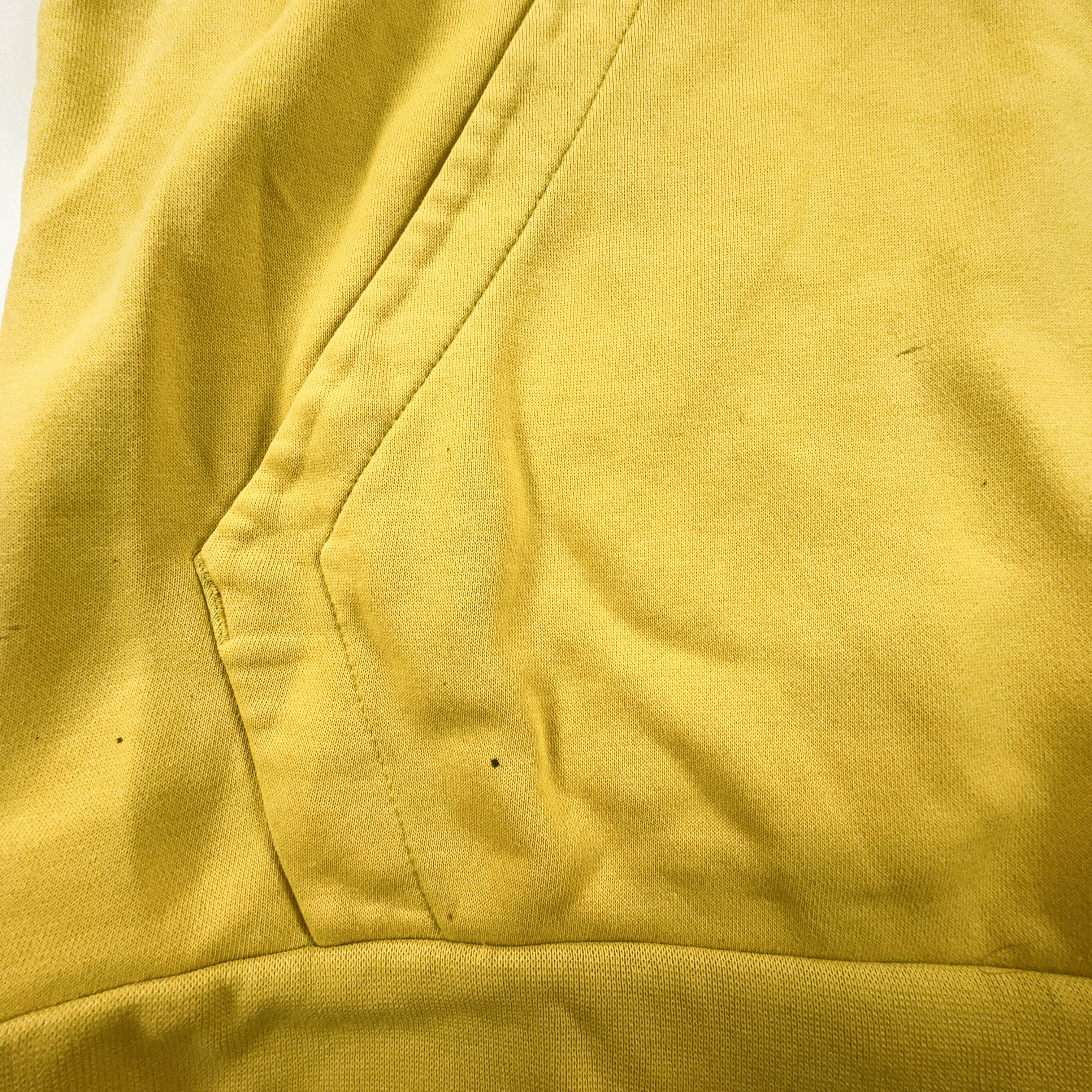 Felpa Jordan gialla con cappuccio 80% cotone - Taglia M uomo