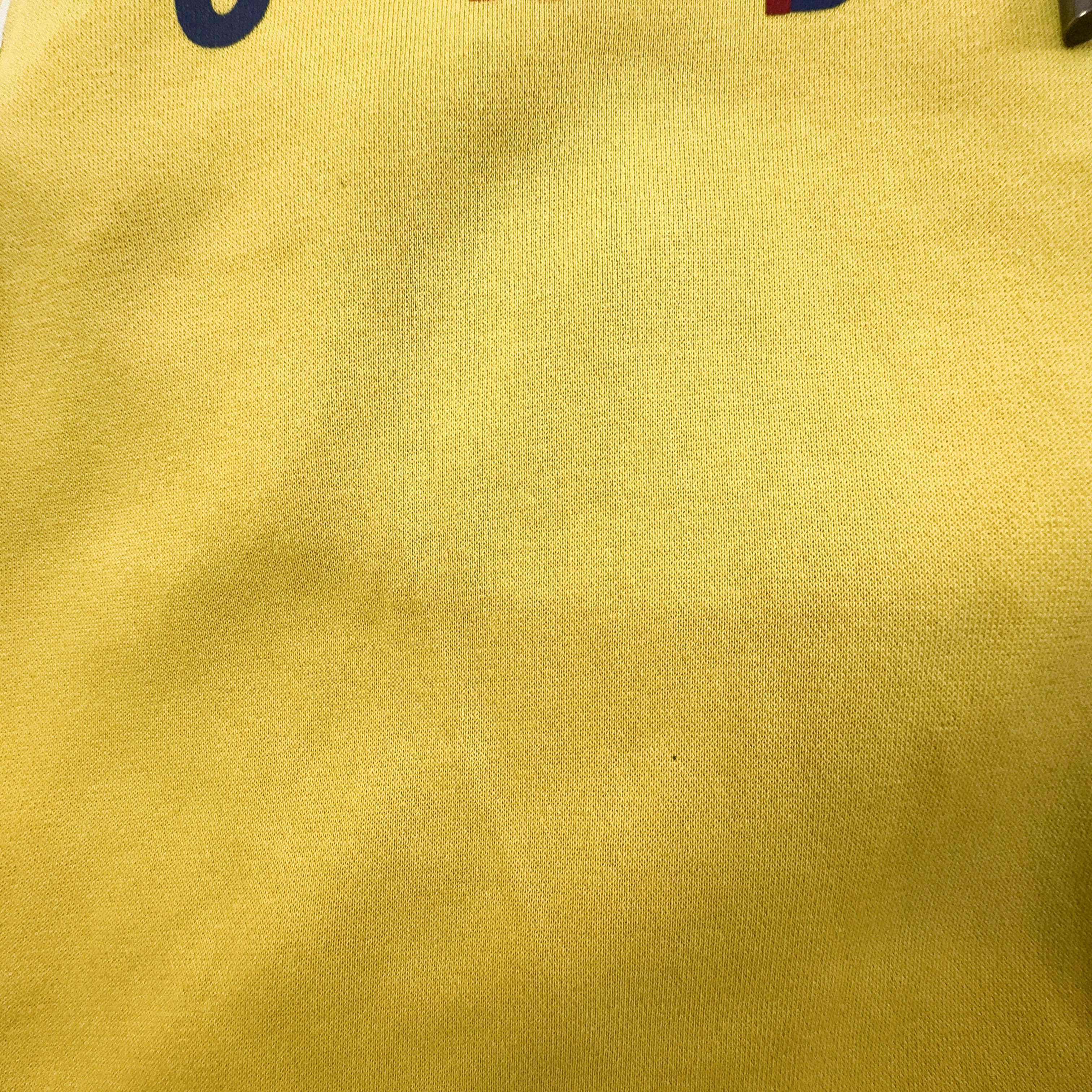 Felpa Jordan gialla con cappuccio 80% cotone - Taglia M uomo