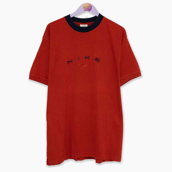 Nike Vintage 00 Embroidered Spellout T shirt - Size L