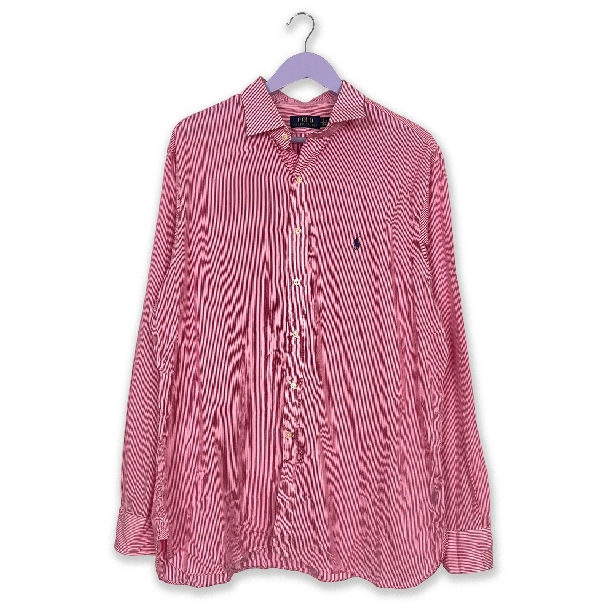Camicia Ralph Lauren a righe bianca e rossa - Taglia 44 uomo
