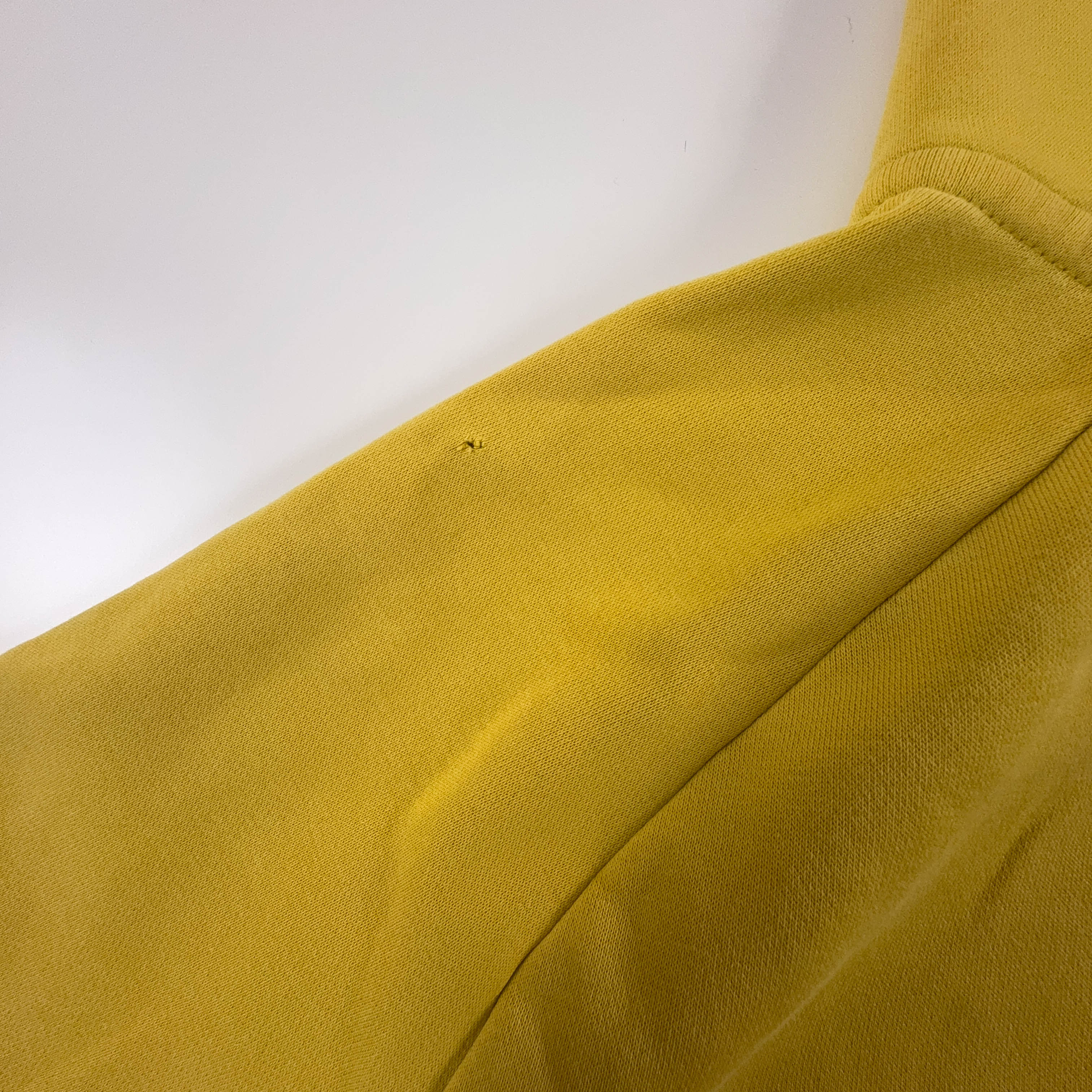 Felpa Jordan gialla con cappuccio 80% cotone - Taglia M uomo