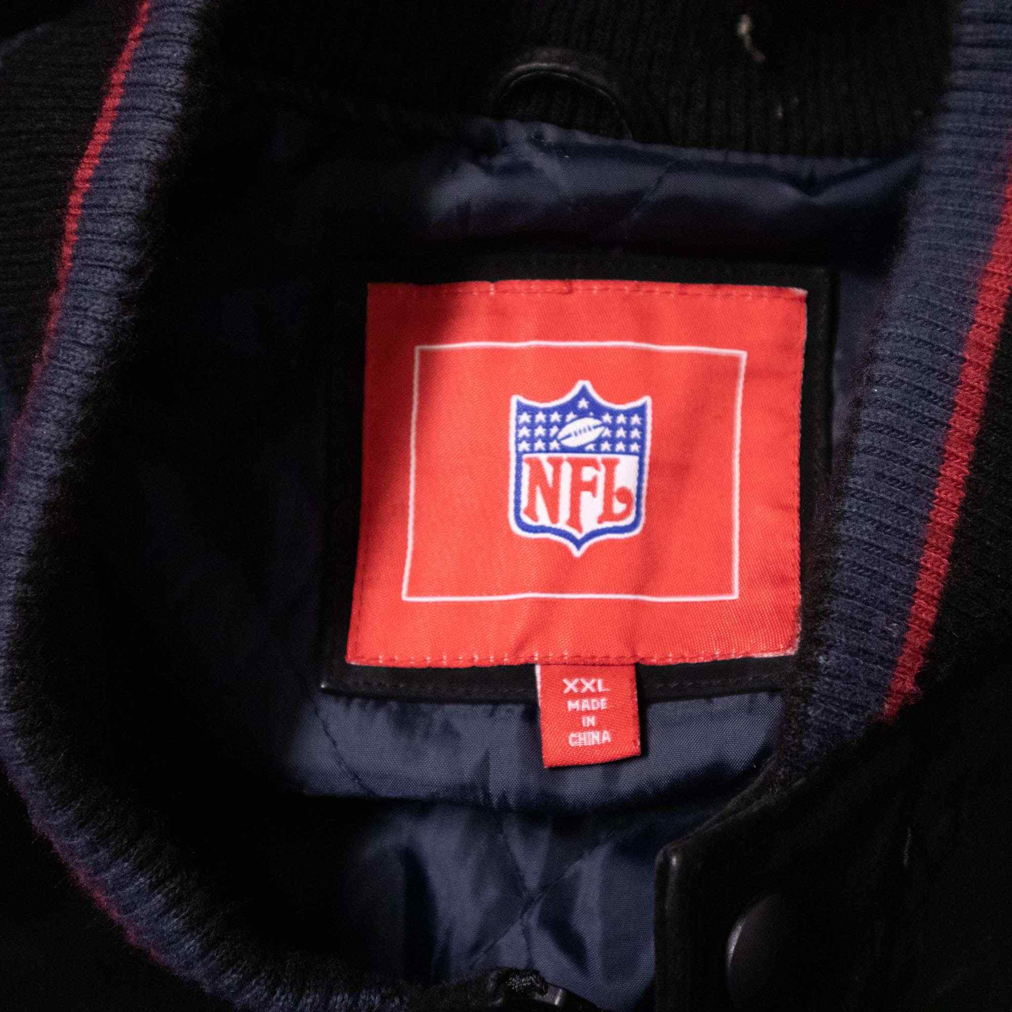 NFL Bills Vintage Bomber Jacket 100% leather - Size XXL