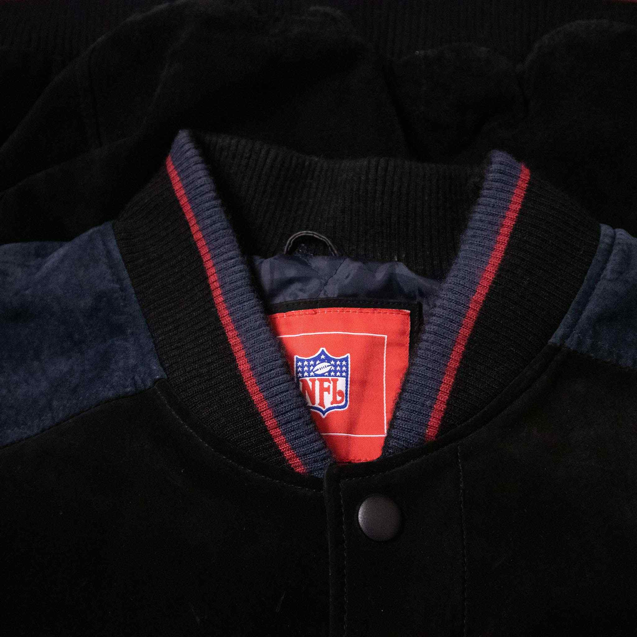 Bomber NFL Bills Vintage 100% pelle - Taglia XXL