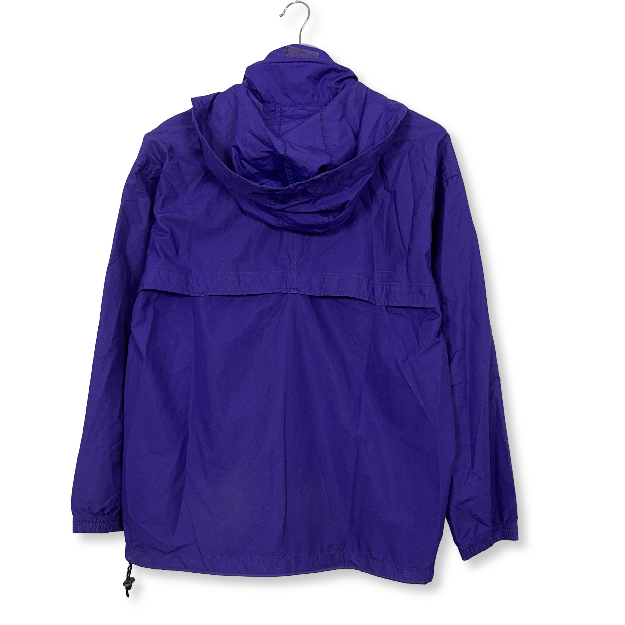 Giacca a vento Nike Vintage viola con zip e ricamo anni 90 - Taglia M uomo