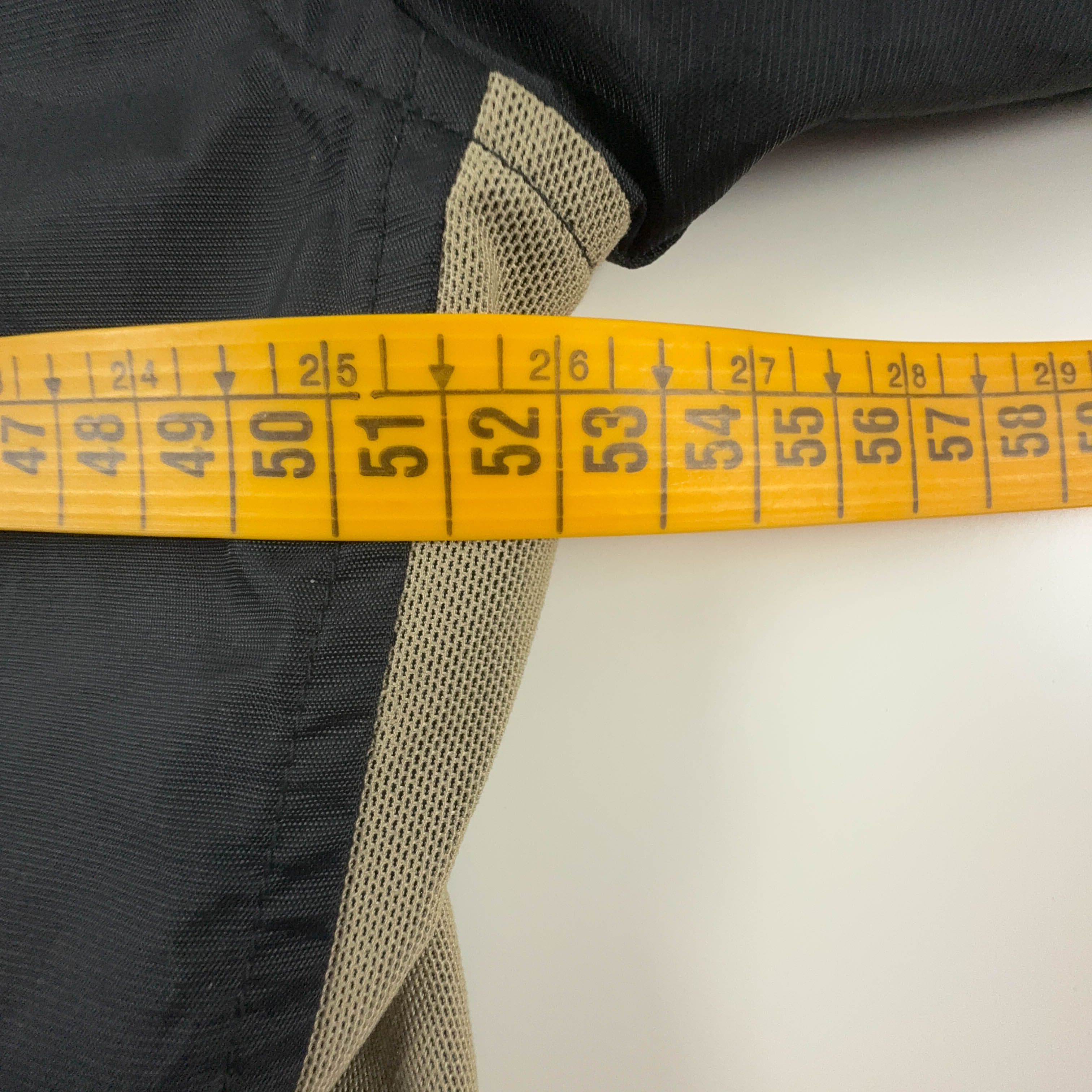 Giacca a vento Nike Vintage nera con zip anni 90 - Taglia S uomo