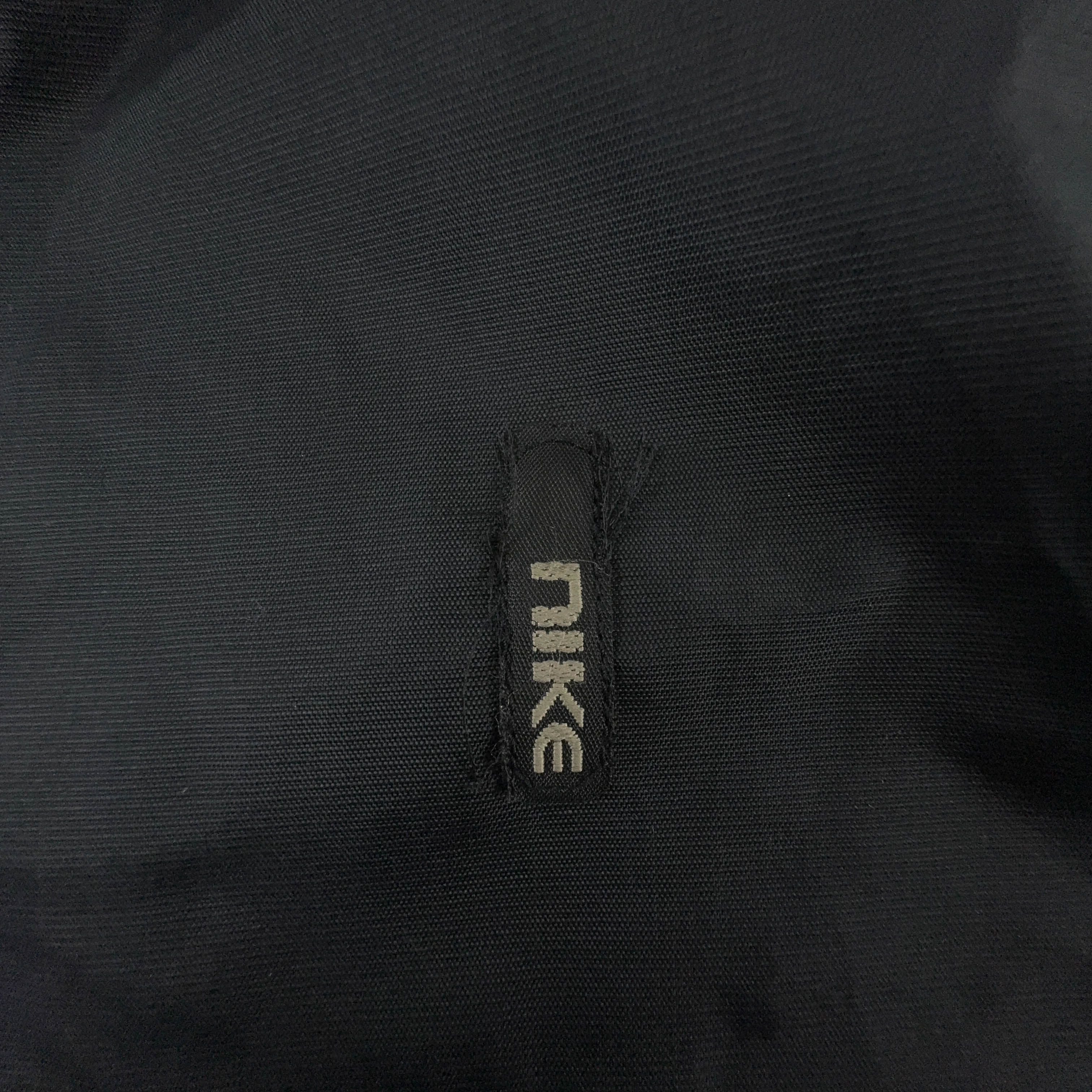 Giacca a vento Nike Vintage nera con zip anni 90 - Taglia S uomo